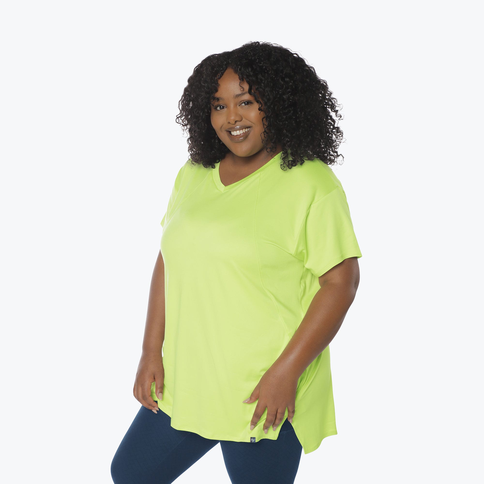 Hopper High Low Tunic Top - MARGARITA ICEPOP - Hopper_Margarita_IcePop_XL_03a