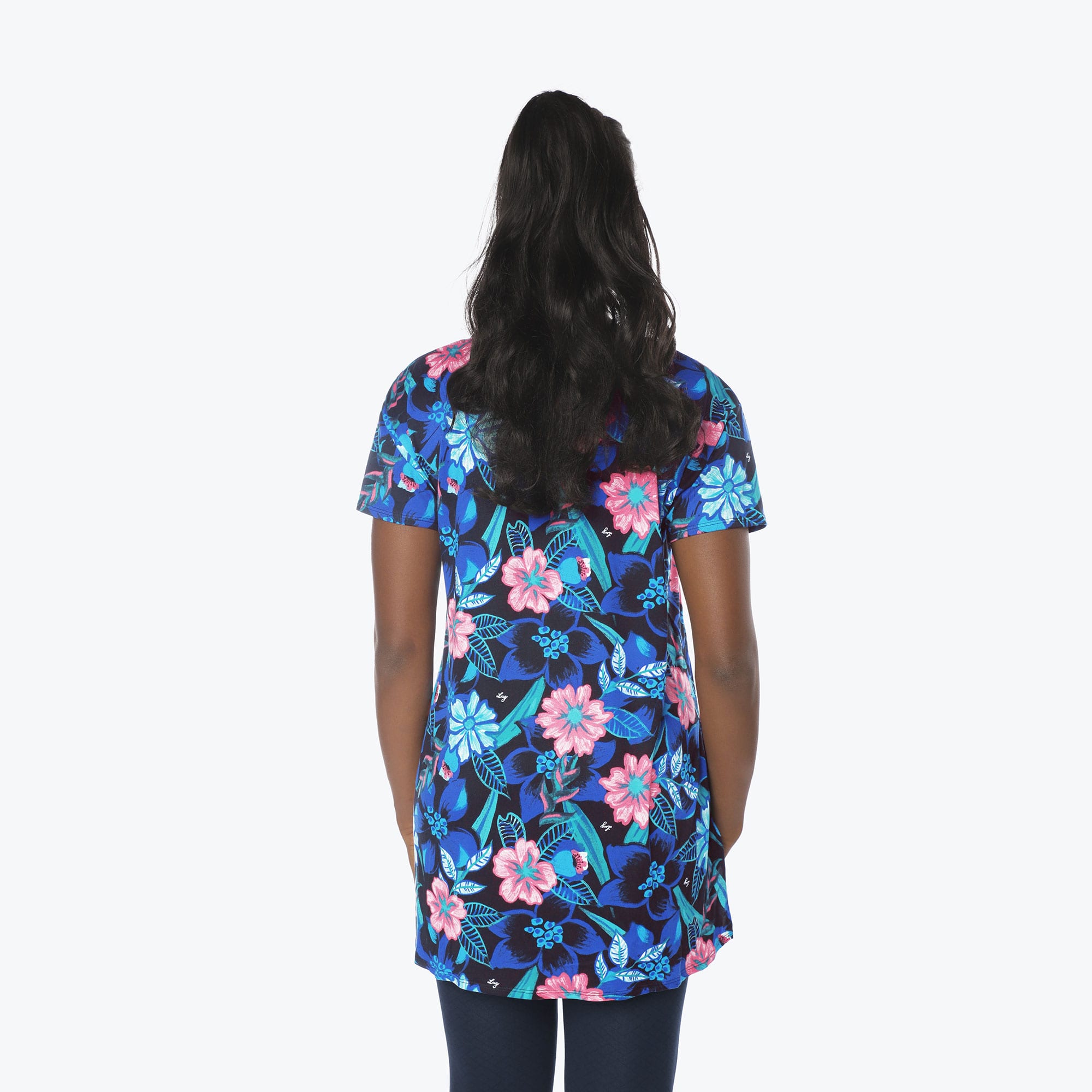 Hopper High Low Tunic Top - RESORT BLACK - Hopper_Resort_Black_S_02