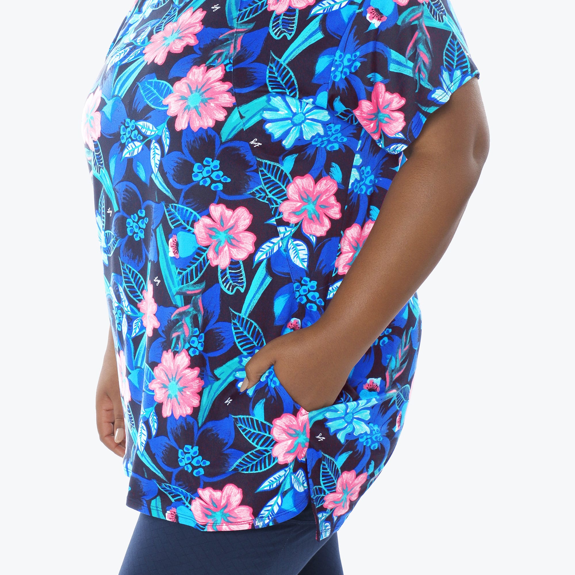 Hopper High Low Tunic Top - RESORT BLACK - Hopper_Resort_Black_XL_04