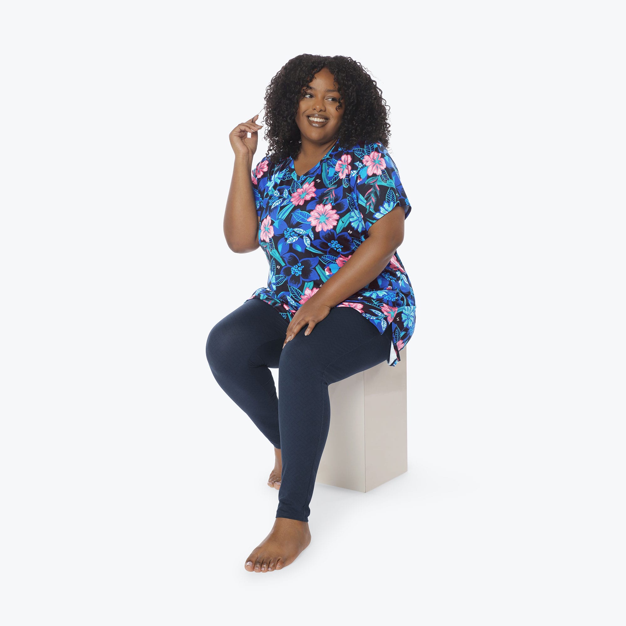 Hopper High Low Tunic Top - RESORT BLACK - Hopper_Resort_Black_XL_0_4