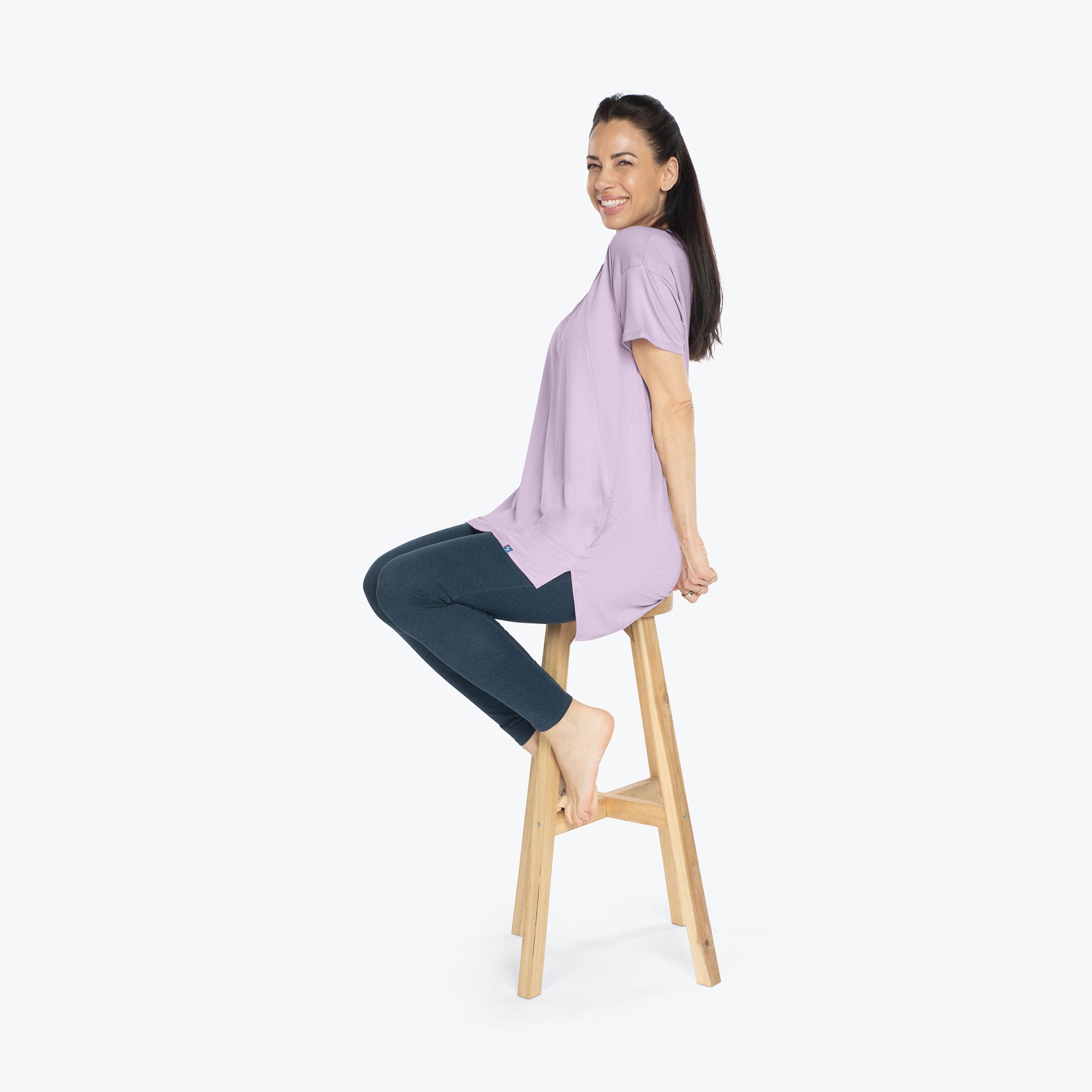 Hopper High Low Tunic Top - SUGARPLUM ICEPOP - Hopper_Sugarplum_S_05