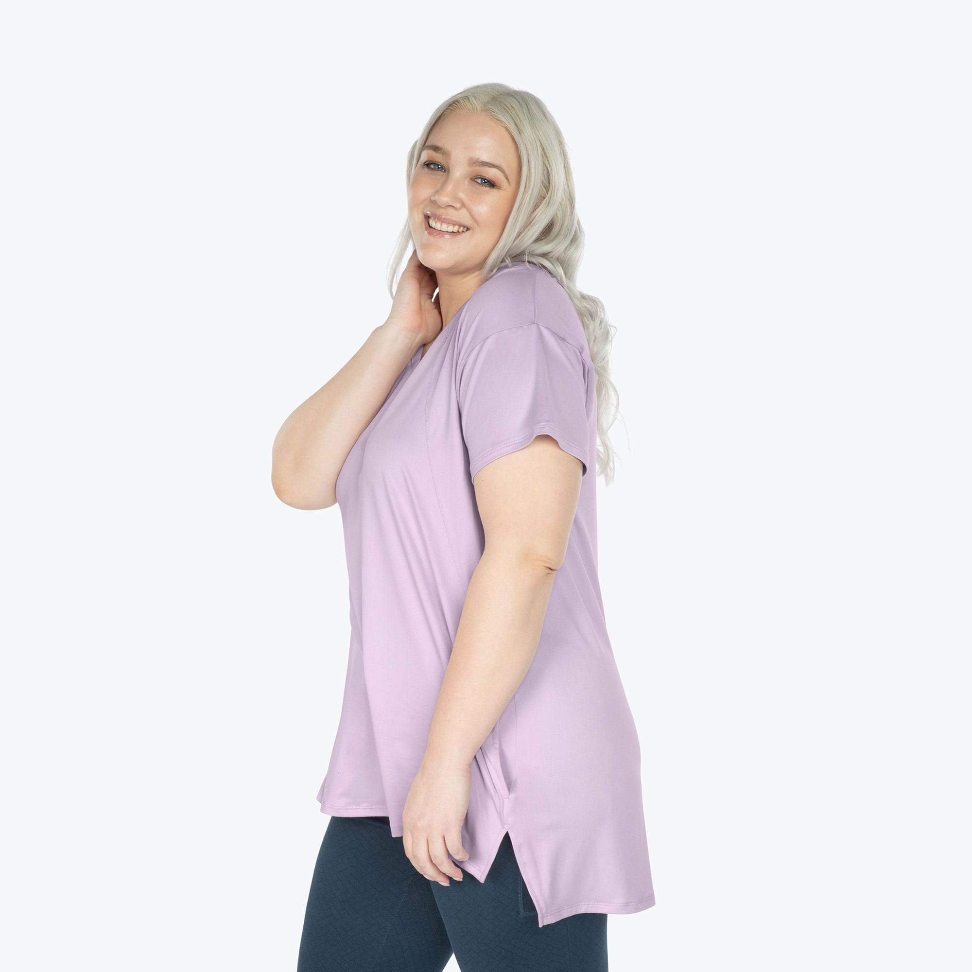 Hopper High Low Tunic Top - SUGARPLUM ICEPOP - Hopper_Sugarplum_XL_03