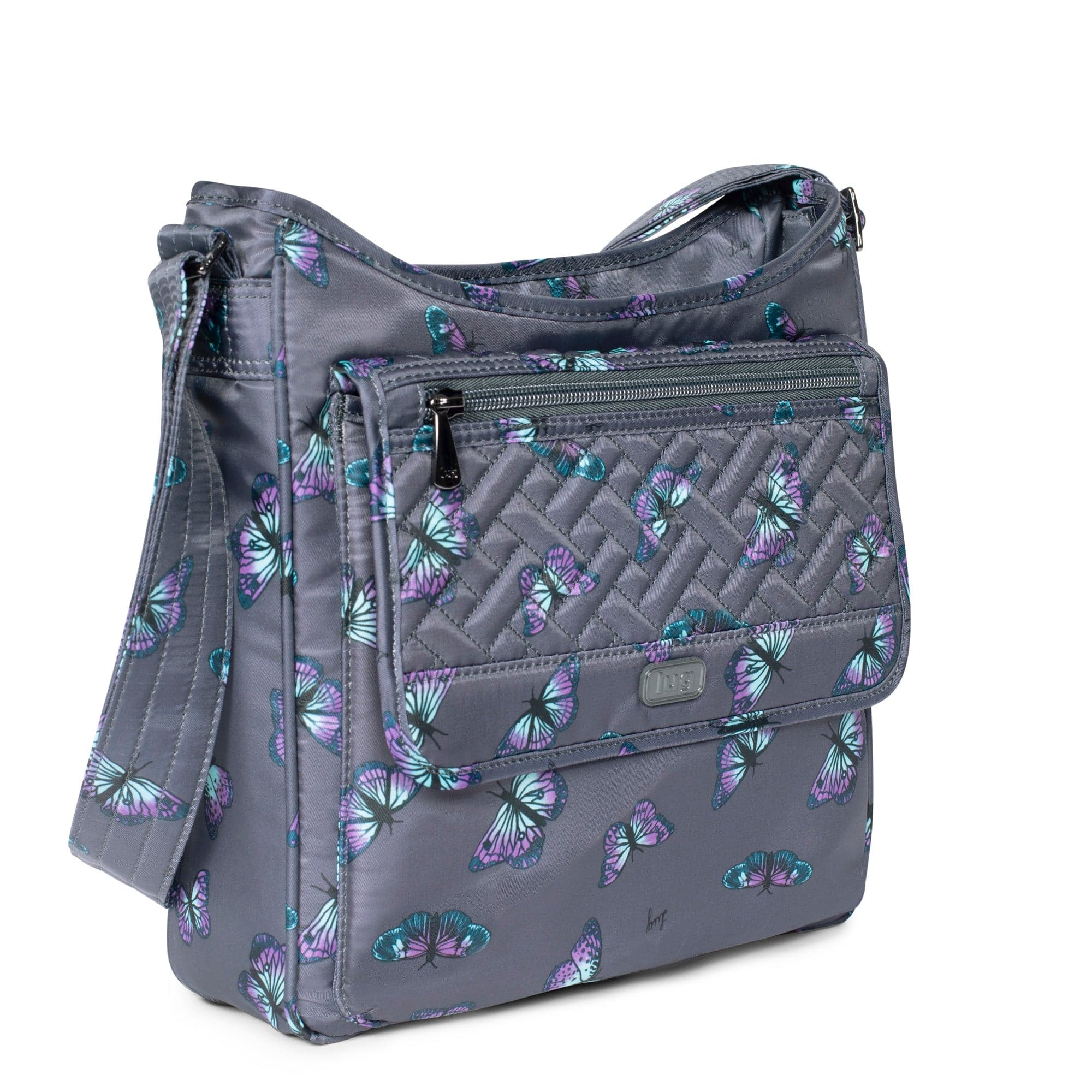 Hopscotch Crossbody Bag - BUTTERFLY GREY - Hopscotch_Butterfley_Grey_02