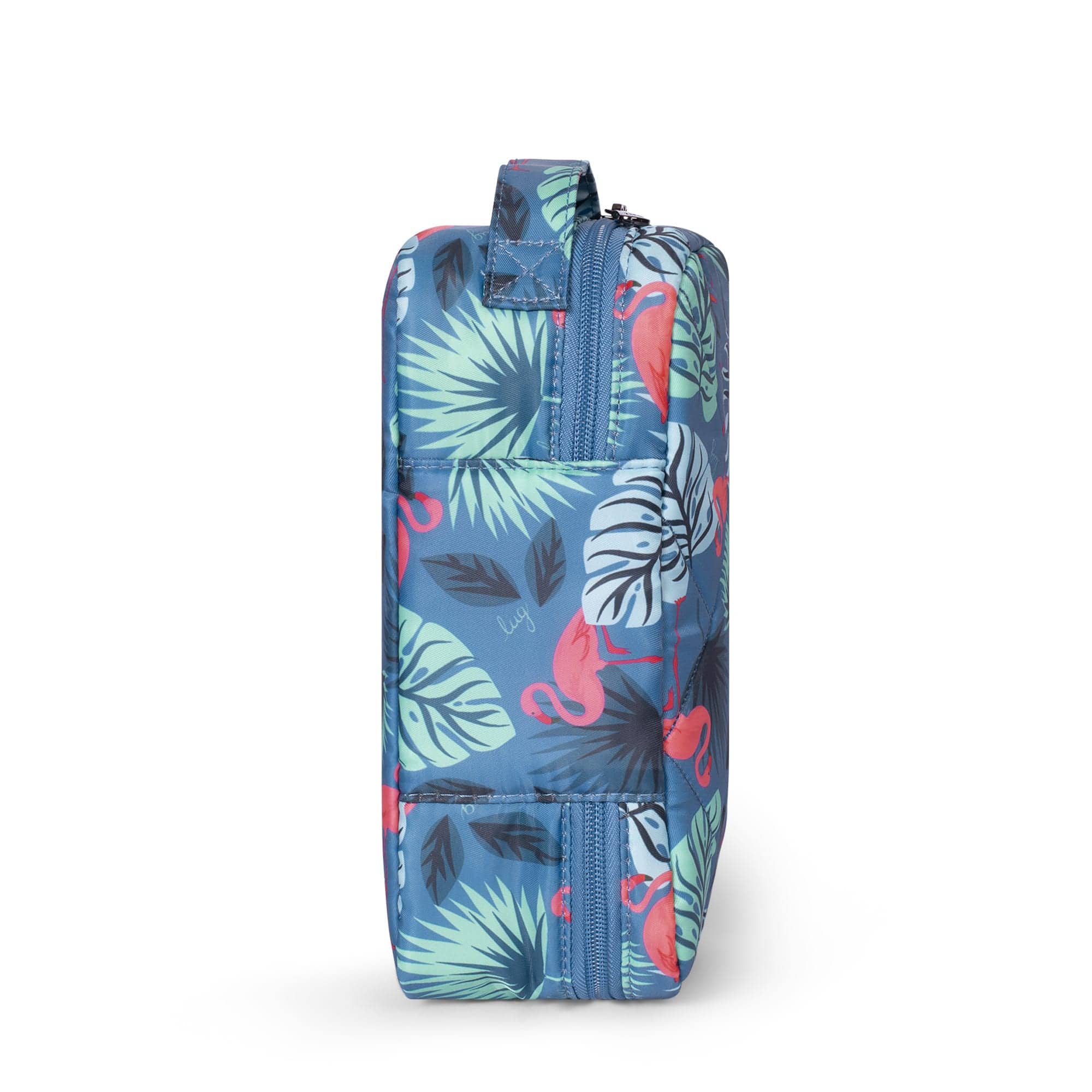 Hover Cosmetic Pouch - FLAMINGO BLUE - Hover_FlamingoBlue_03