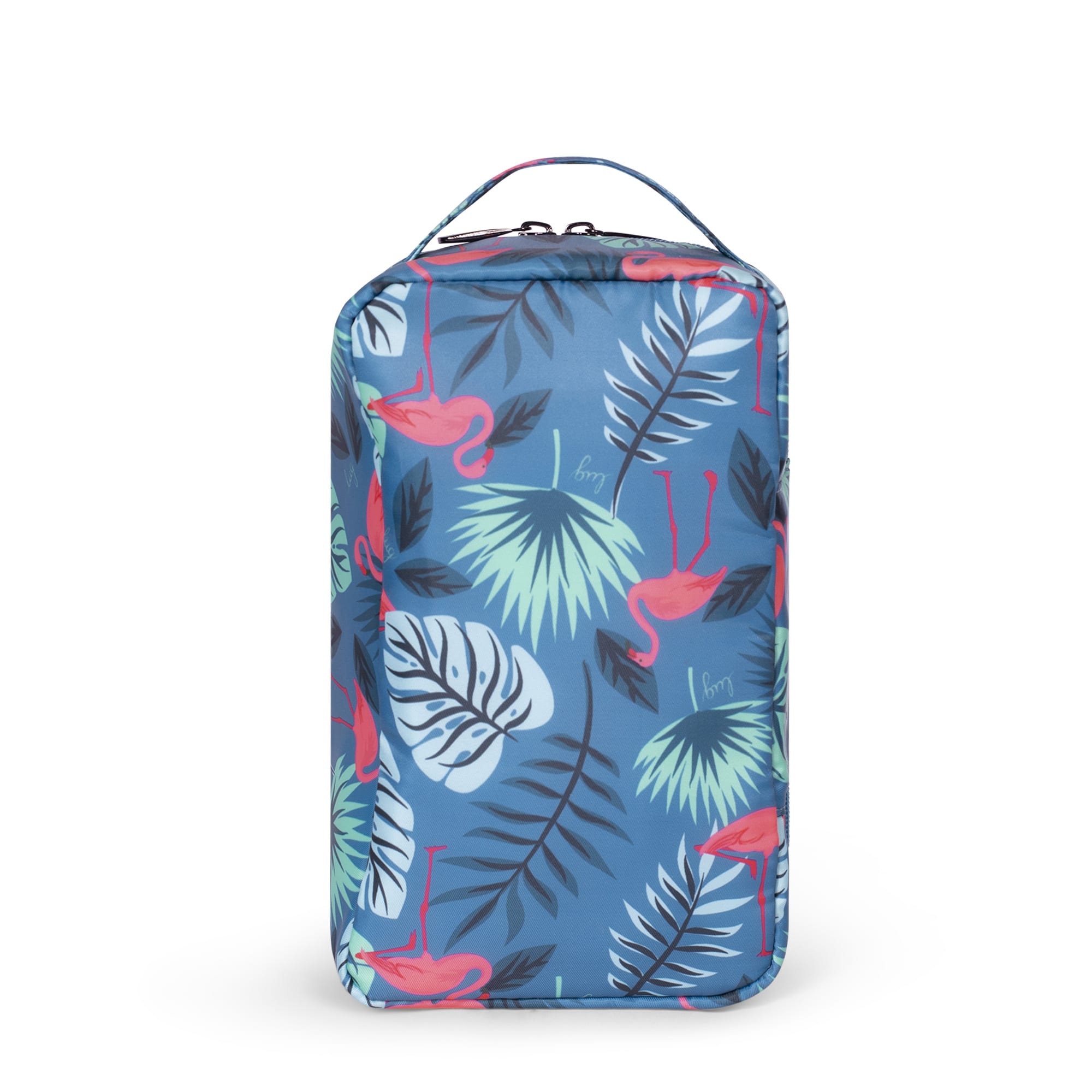 Hover Cosmetic Pouch - FLAMINGO BLUE - Hover_FlamingoBlue_04