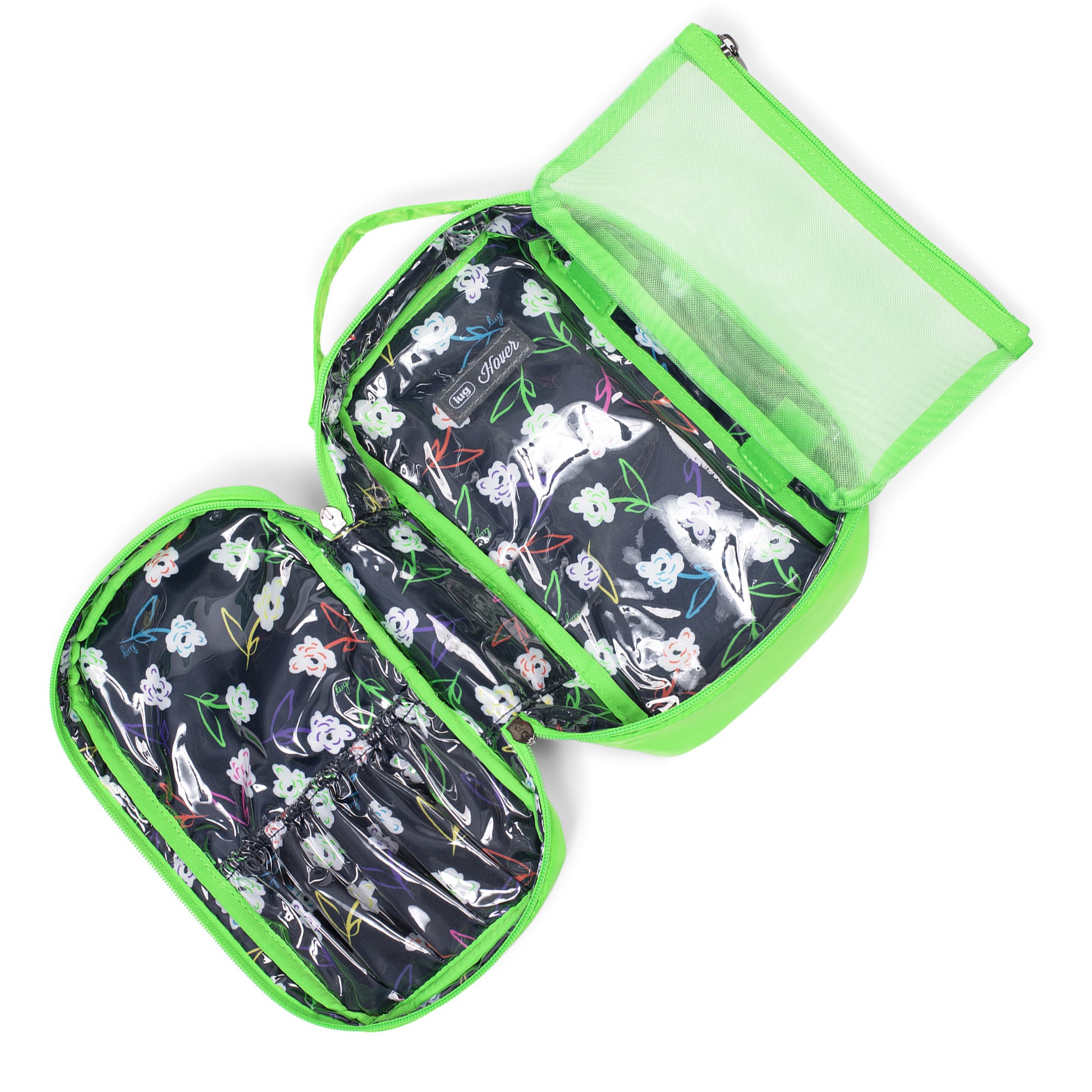Hover Cosmetic Pouch - LIME GREEN - Hover_Green_05_02