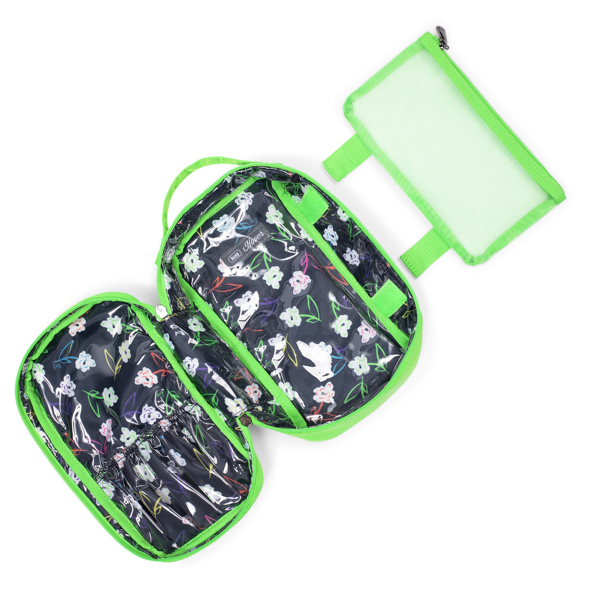 Hover Cosmetic Pouch - LIME GREEN - Hover_Green_05_03