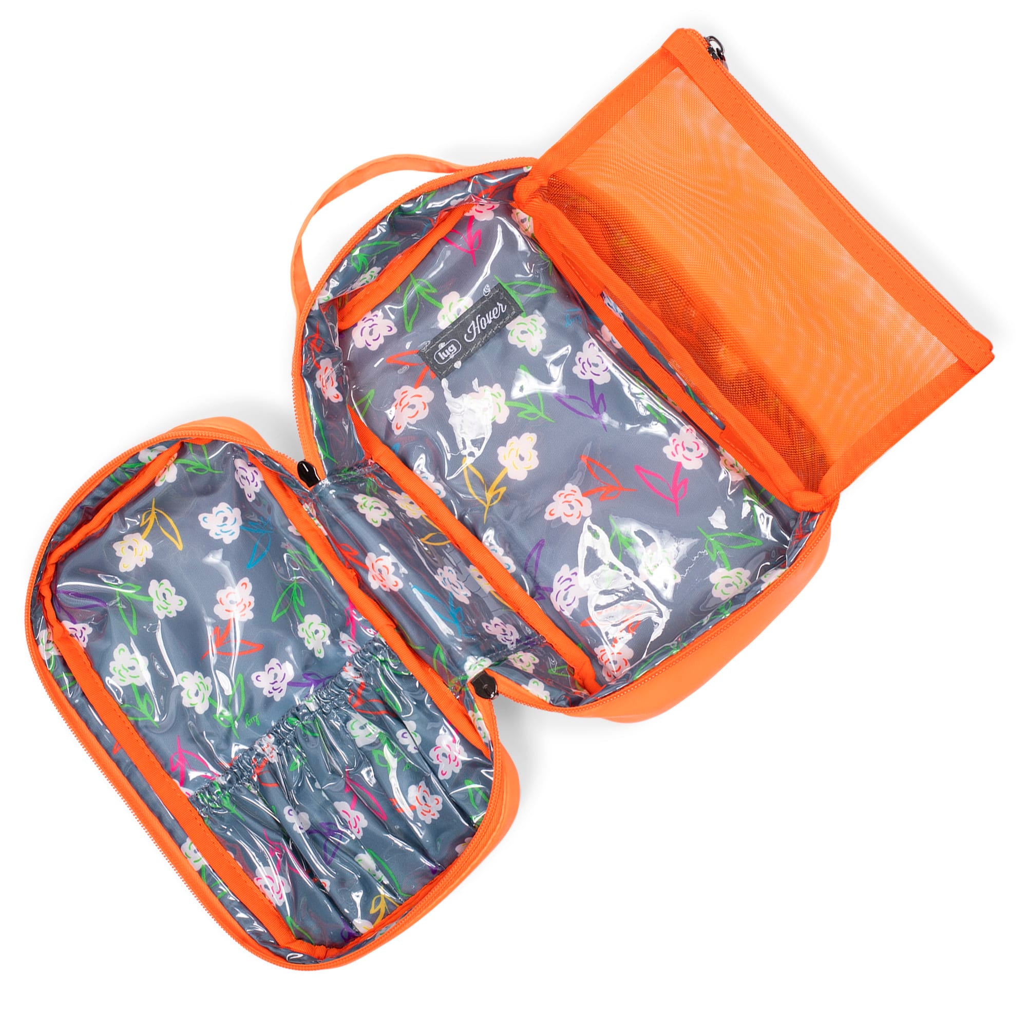 Hover Cosmetic Pouch - CORAL - Hover_Orange_05_02