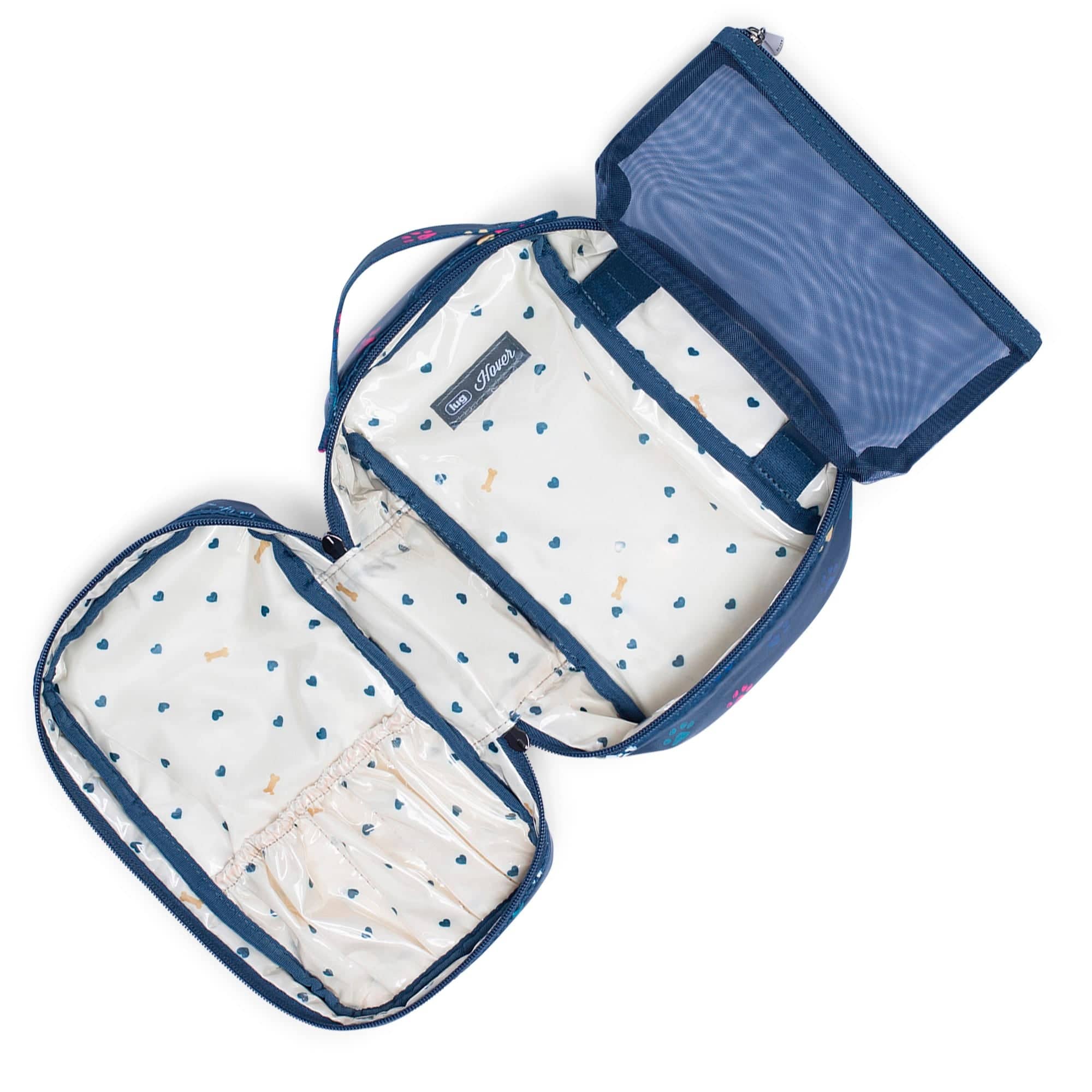 Hover Cosmetic Pouch - PAWS NAVY - Hover_PawsNavy_05_02
