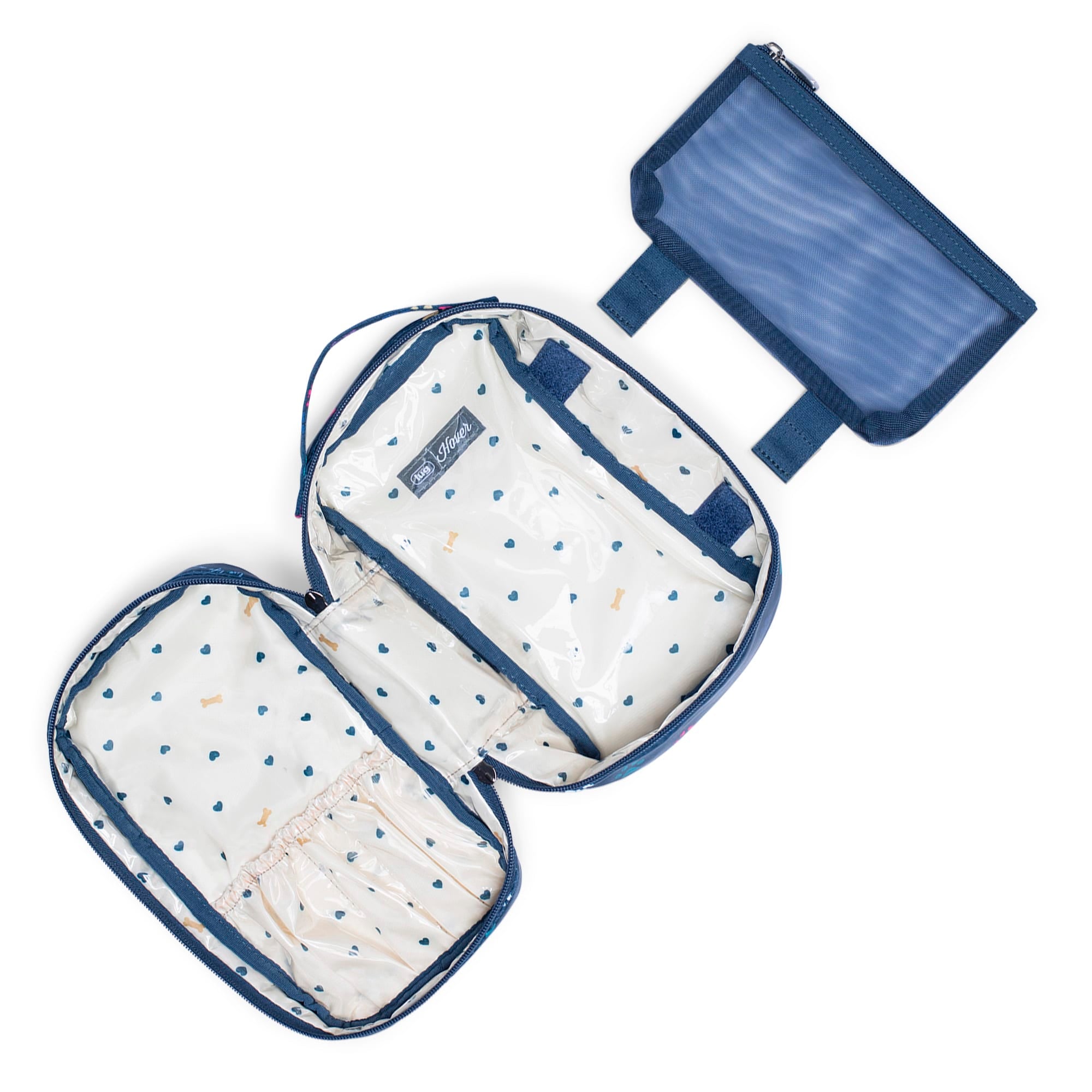 Hover Cosmetic Pouch - PAWS NAVY - Hover_PawsNavy_05_03