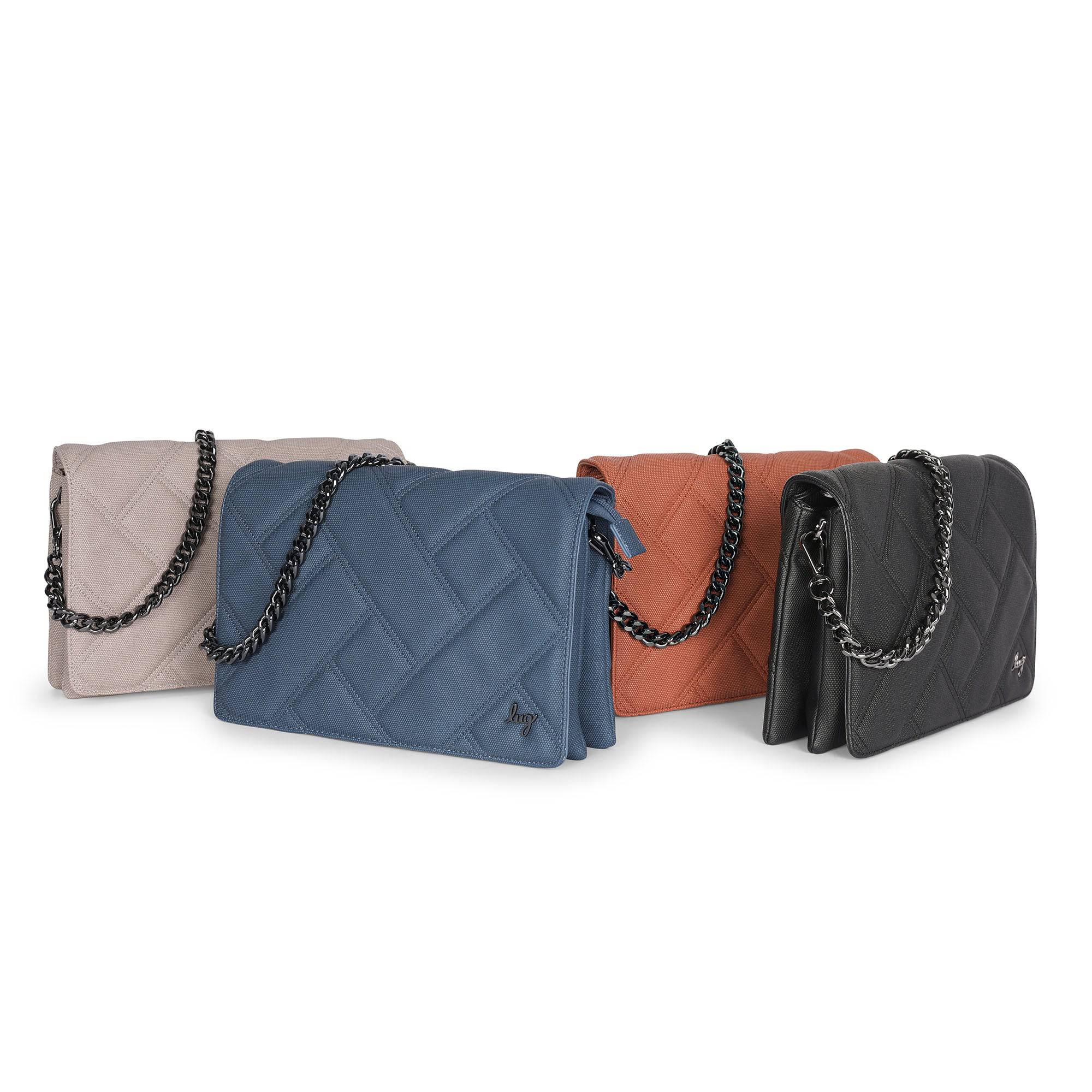 Huddle Matte Luxe VL Shoulder Bag - - HuddleMatteVL_Group_02