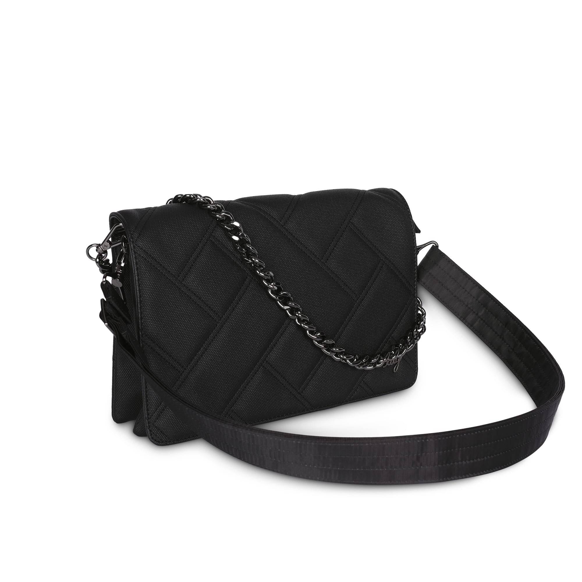 Huddle Matte Luxe VL Shoulder Bag - BLACK - HuddleMatteVL_MatteVL_Black_02