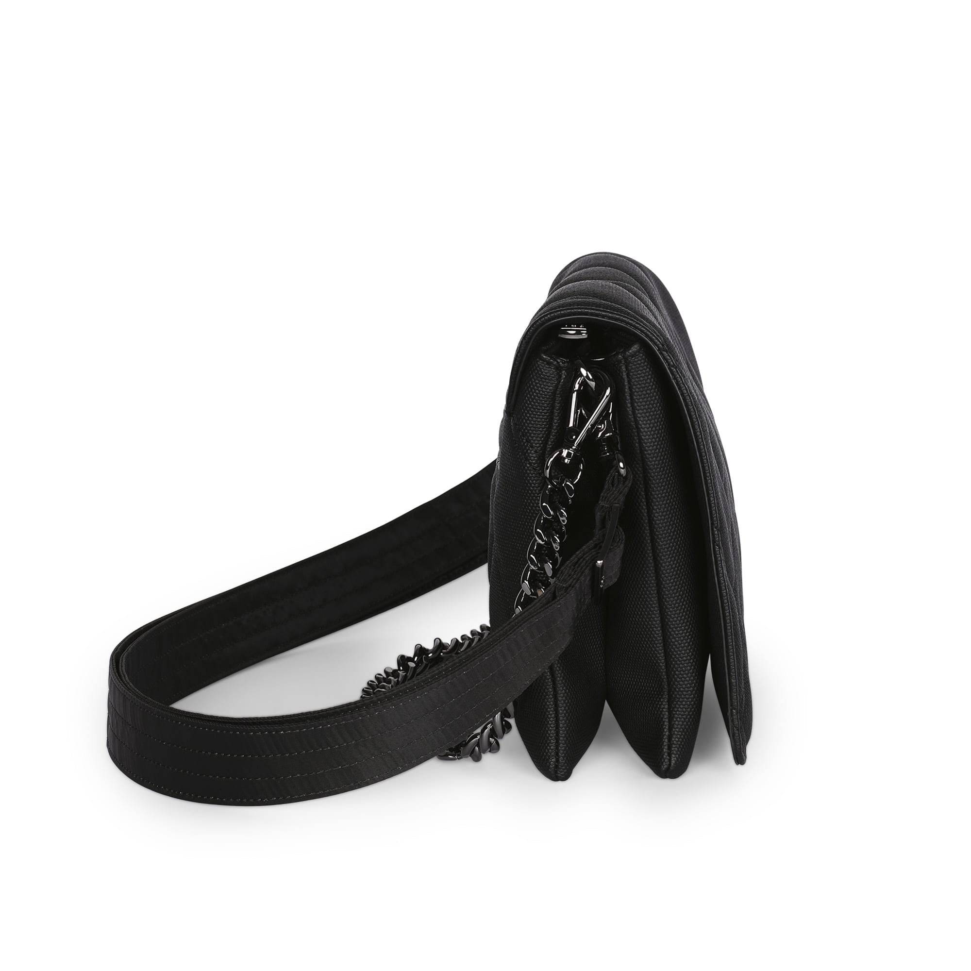 Huddle Matte Luxe VL Shoulder Bag - BLACK - HuddleMatteVL_MatteVL_Black_03