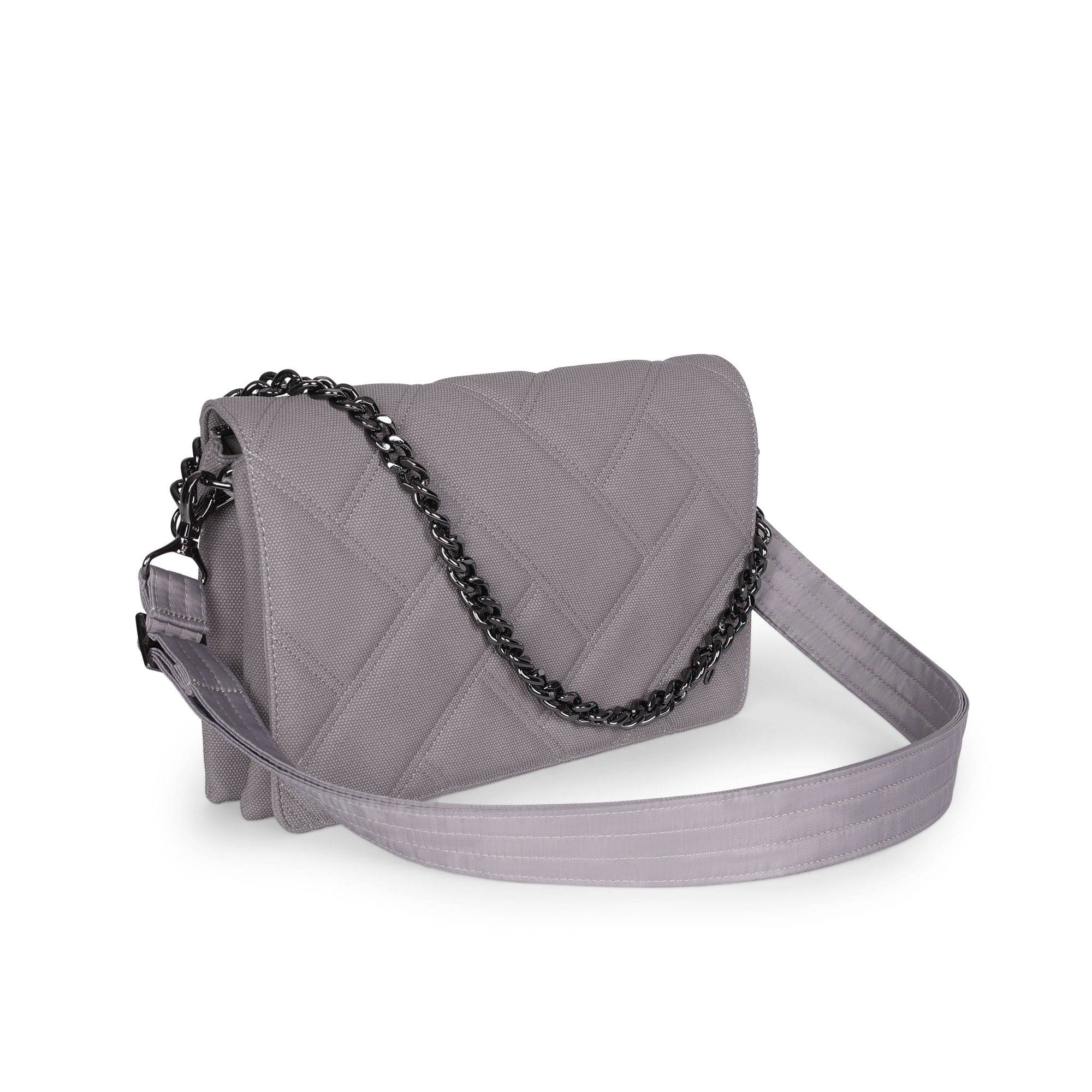 Huddle Matte Luxe VL Shoulder Bag - PEARL - HuddleMatteVL_MatteVL_PearlGrey_02