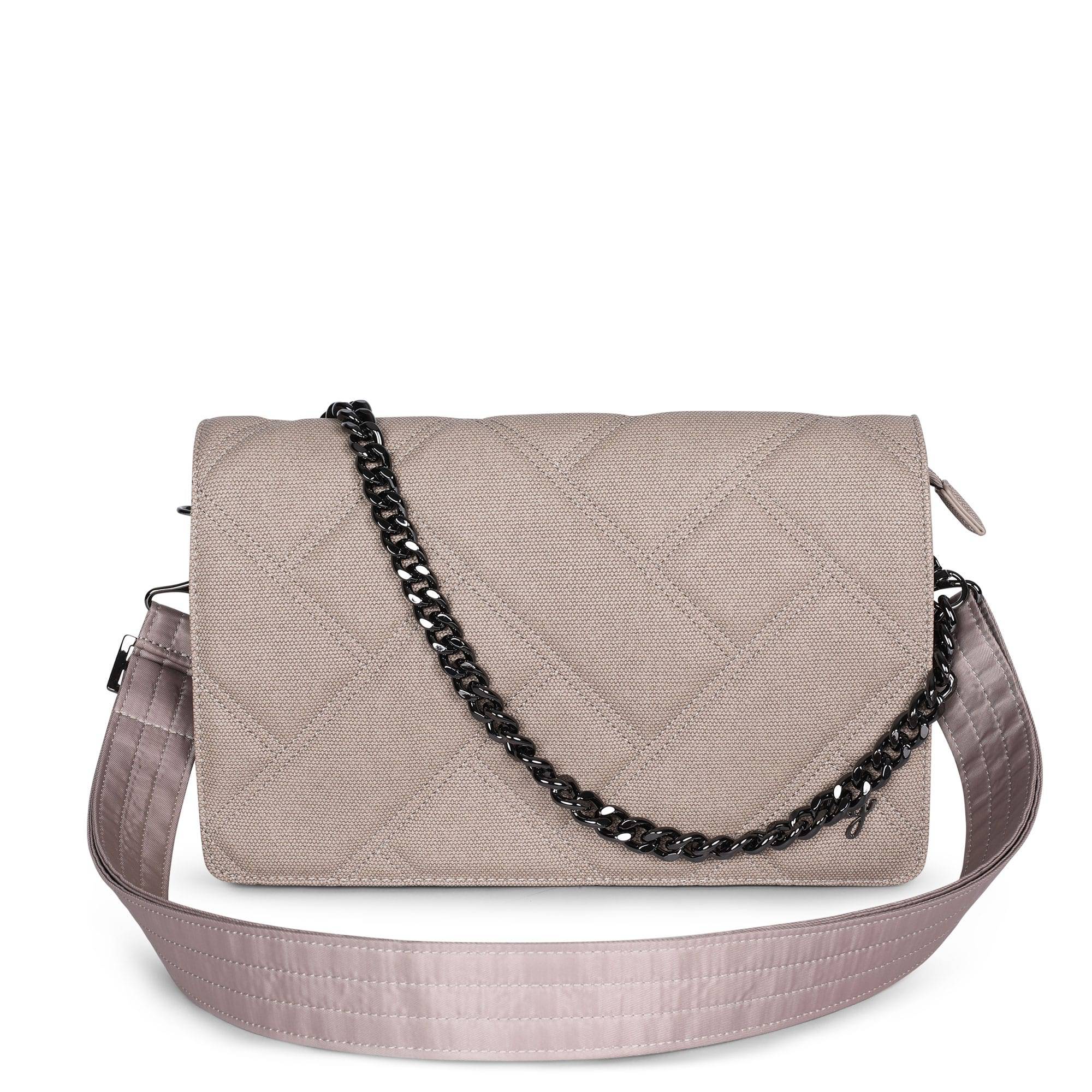 Huddle Matte Luxe VL Shoulder Bag - SAND - HuddleMatteVL_MatteVL_SandTaupe_01
