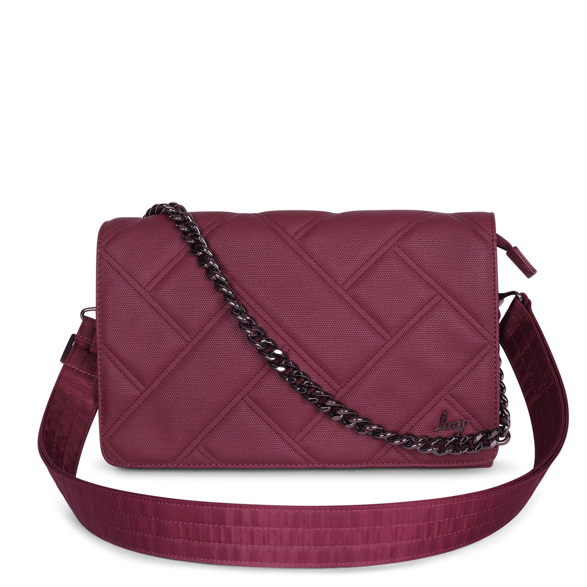 Quilted Matte Shoulder Bag