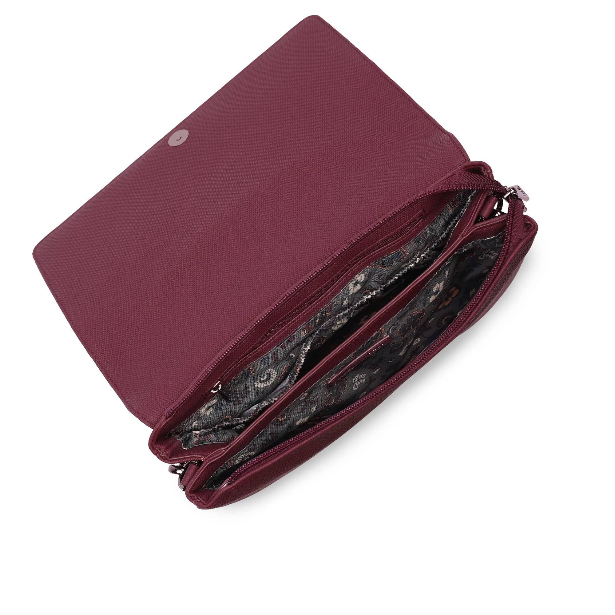 Huddle Matte Luxe VL Shoulder Bag - WINE - HuddleMatteVL_MatteVL_WineRed_04