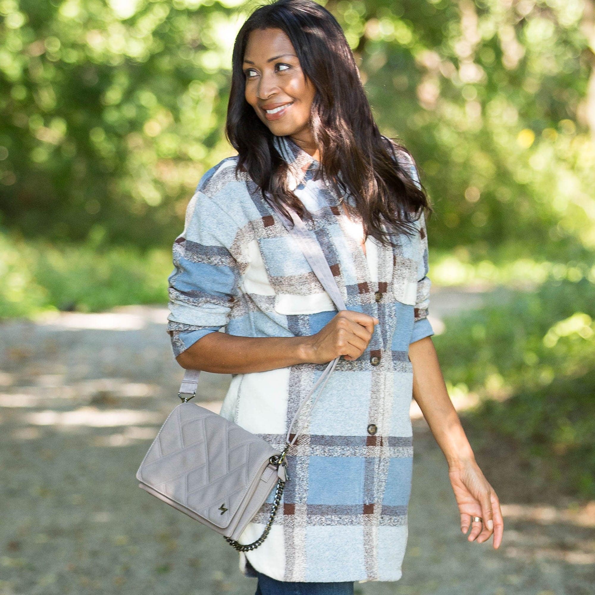 Huddle Matte Luxe VL Shoulder Bag - PEARL - HuddleMatteVL__Lifestyle_06