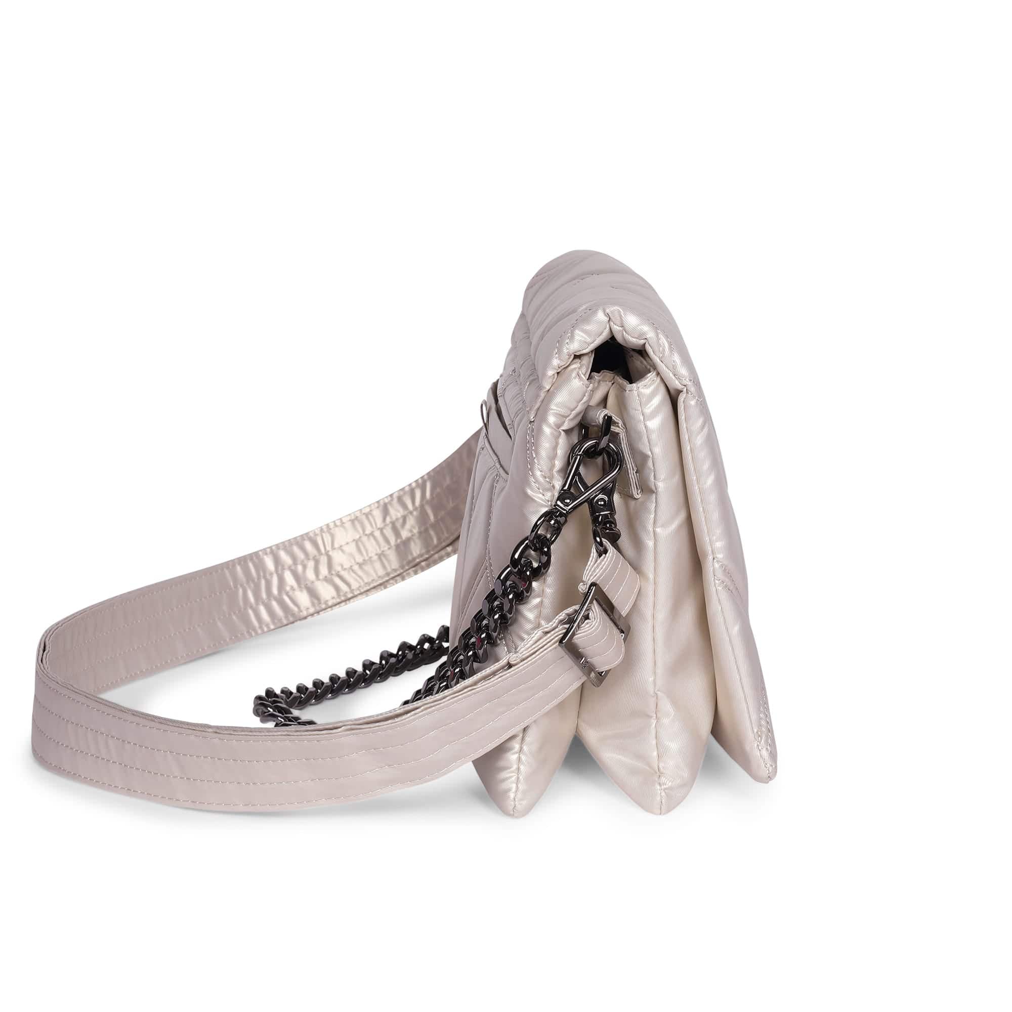 Huddle Shoulder Bag - METALLIC CHAMPAGNE - Huddle_MetallicChampagne_03