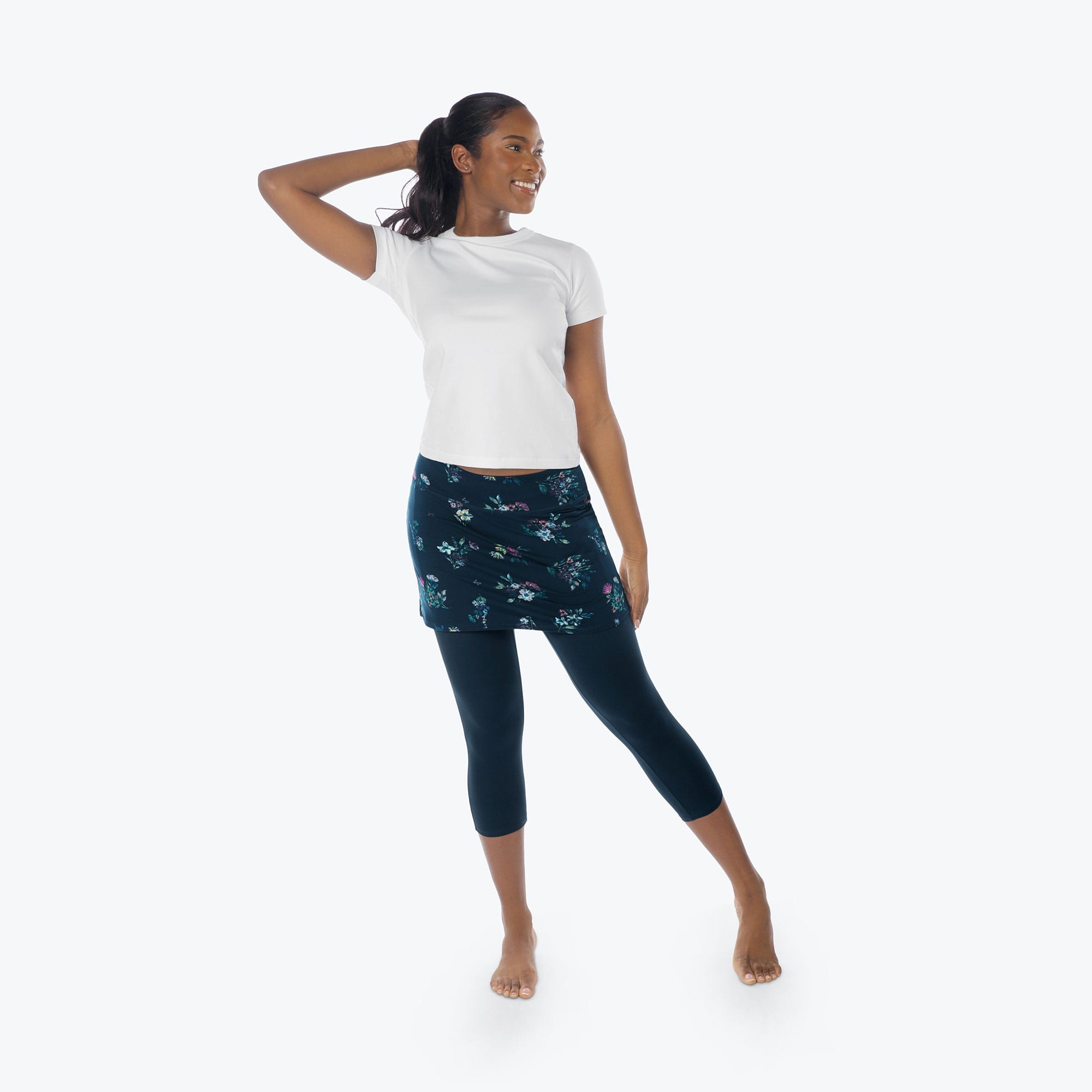 Hula Skirted Lugging - BOUQUET NAVY - Hula_Bouquet_Navy_S_01a