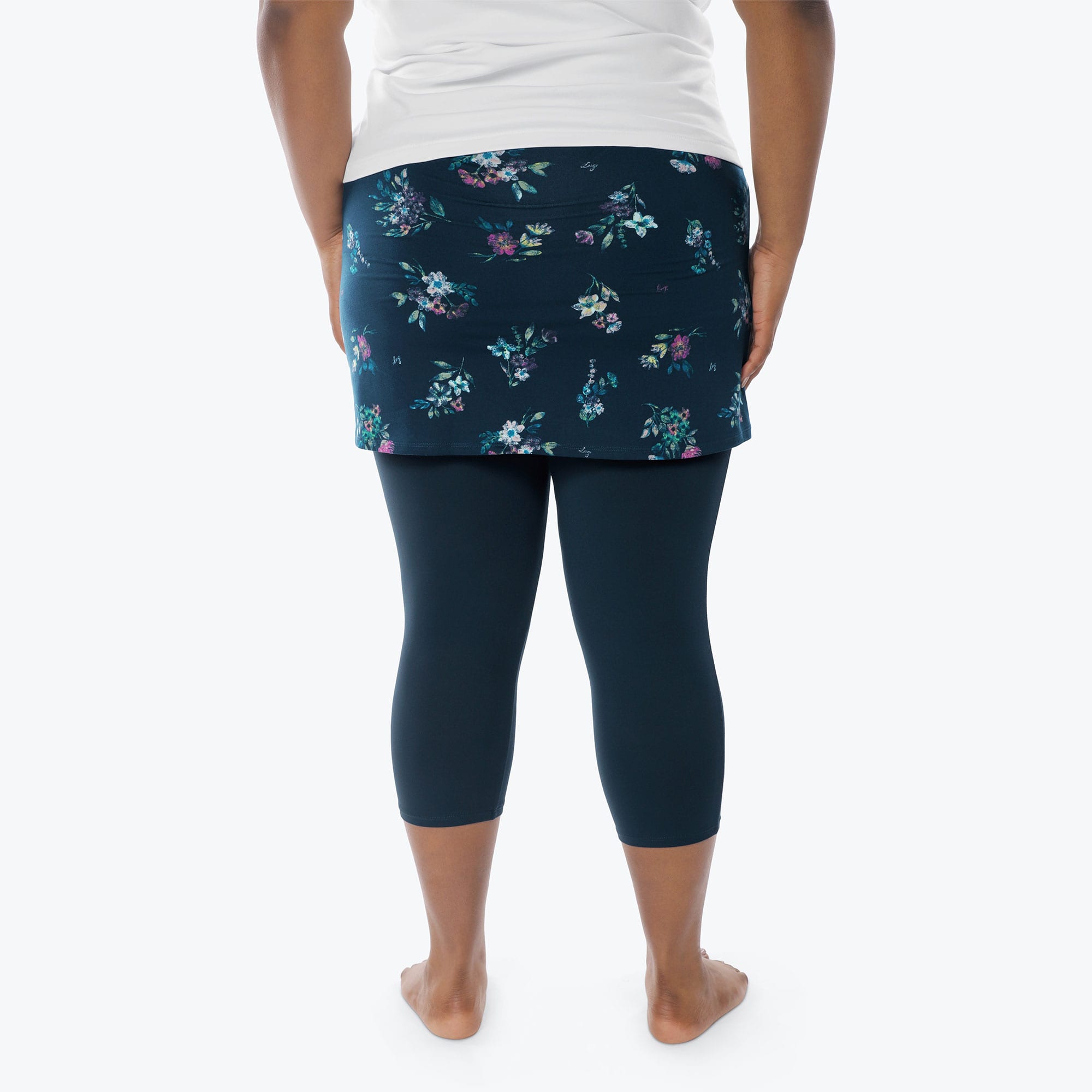 Hula Skirted Lugging - BOUQUET NAVY - Hula_Bouquet_Navy_XL_02