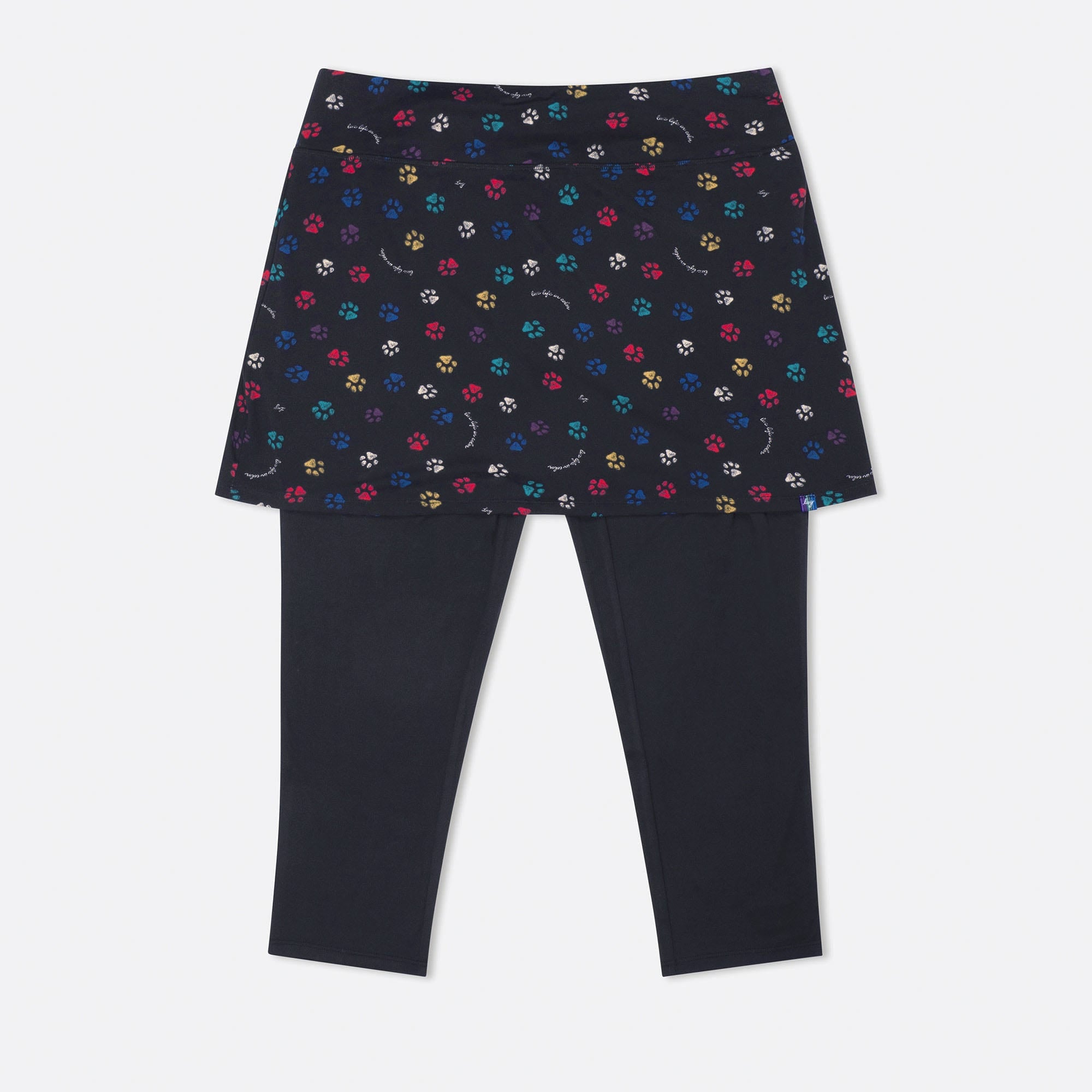 Hula Skirted Lugging - PAWS BLACK - Hula_Paws_Black_05