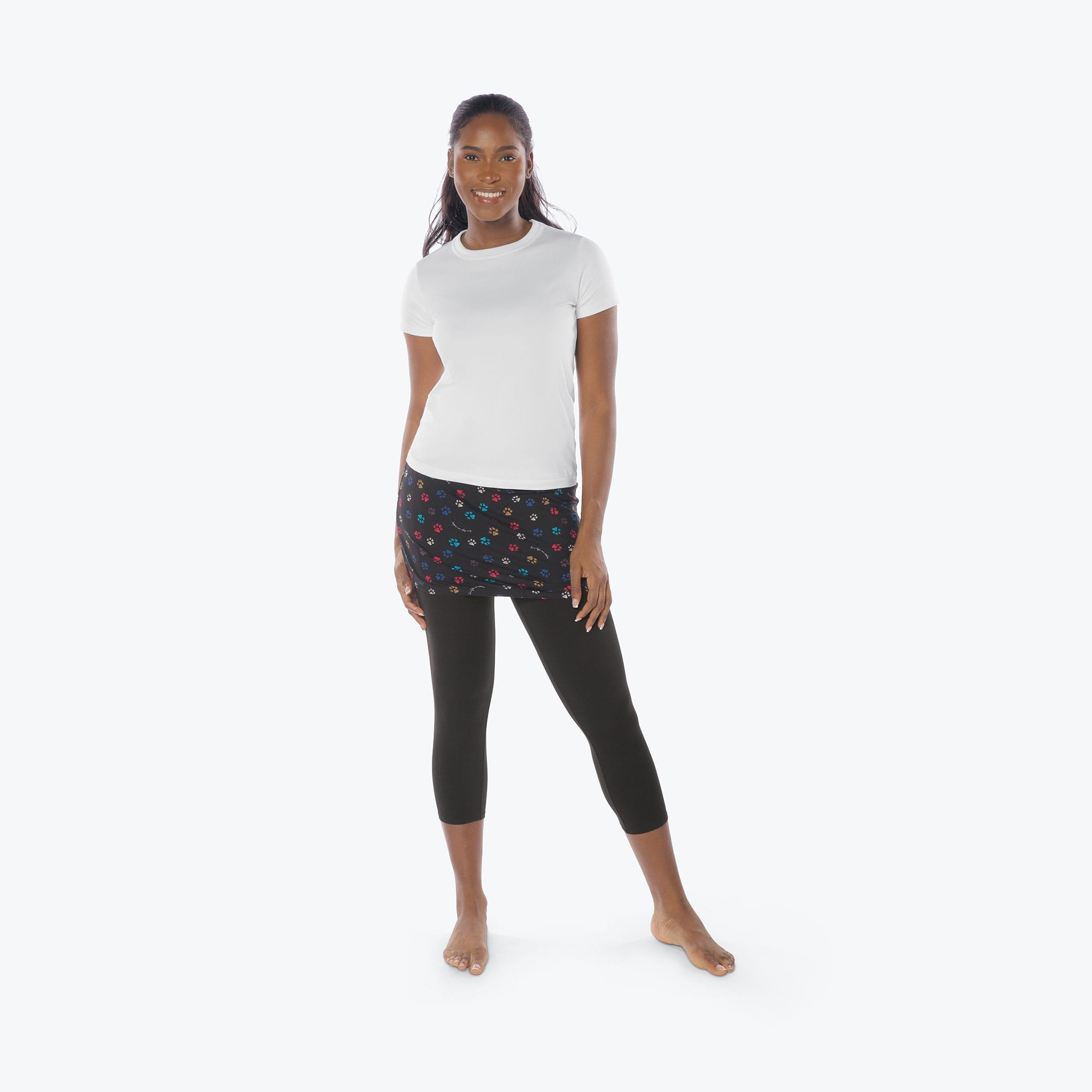 Hula Skirted Lugging - PAWS BLACK - Hula_Paws_Black_S_01a