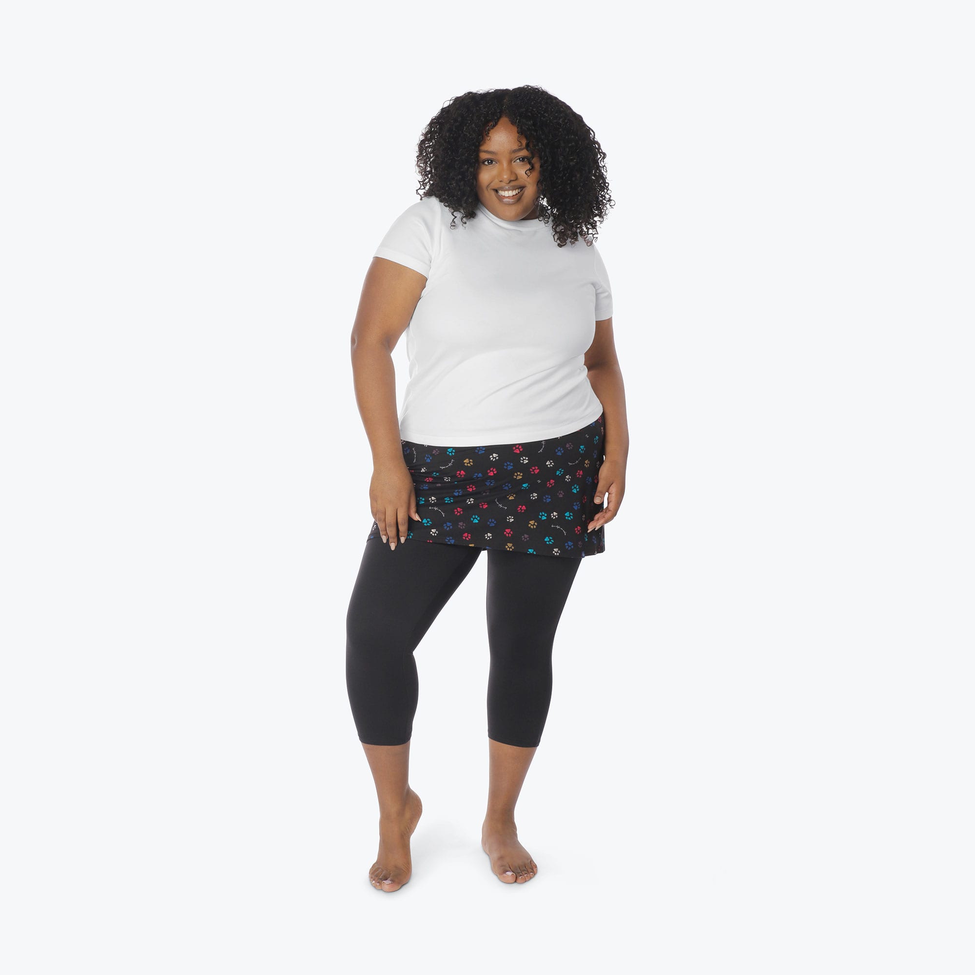 Hula Skirted Lugging - PAWS BLACK - Hula_Paws_Black_XL_01a