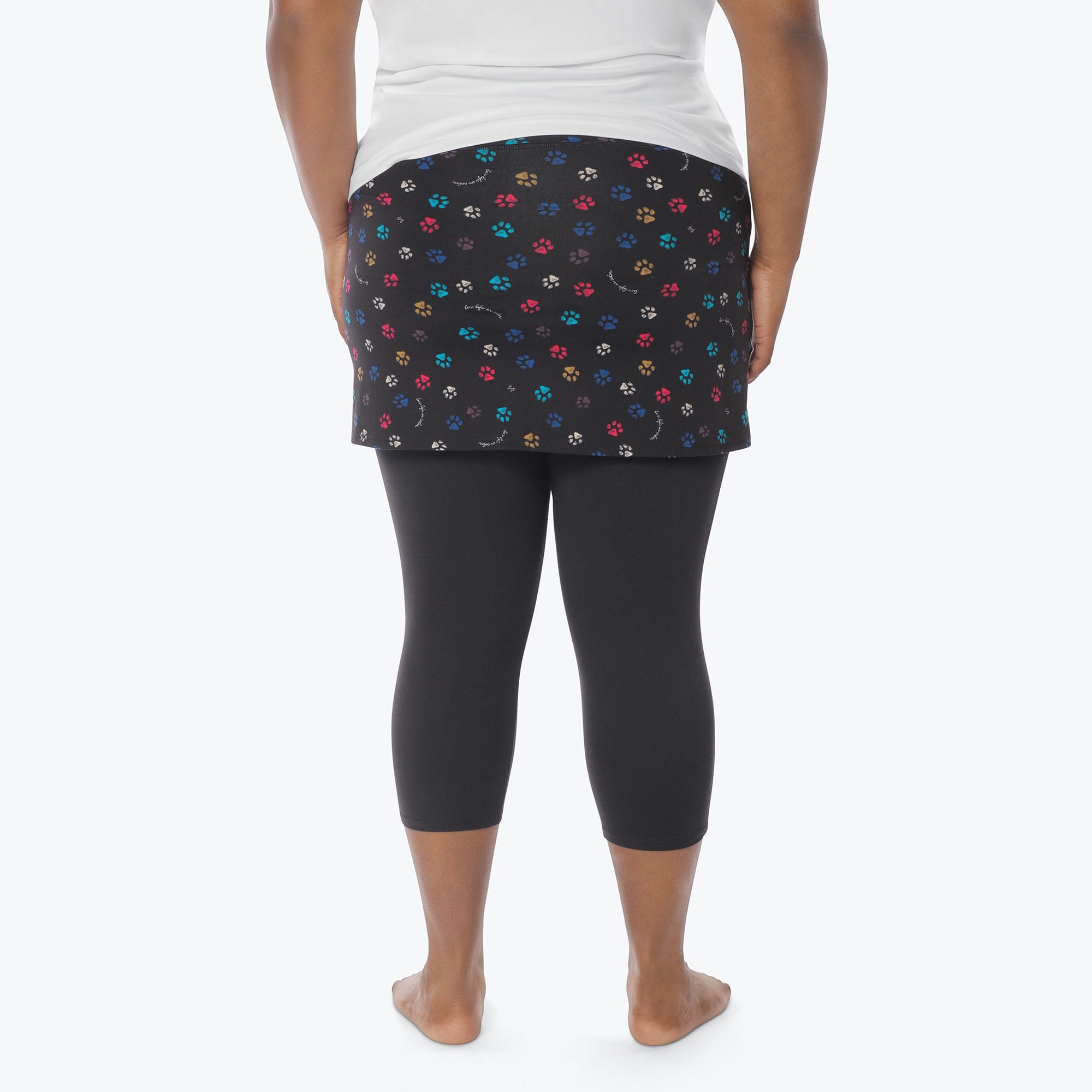 Hula Skirted Lugging - PAWS BLACK - Hula_Paws_Black_XL_02