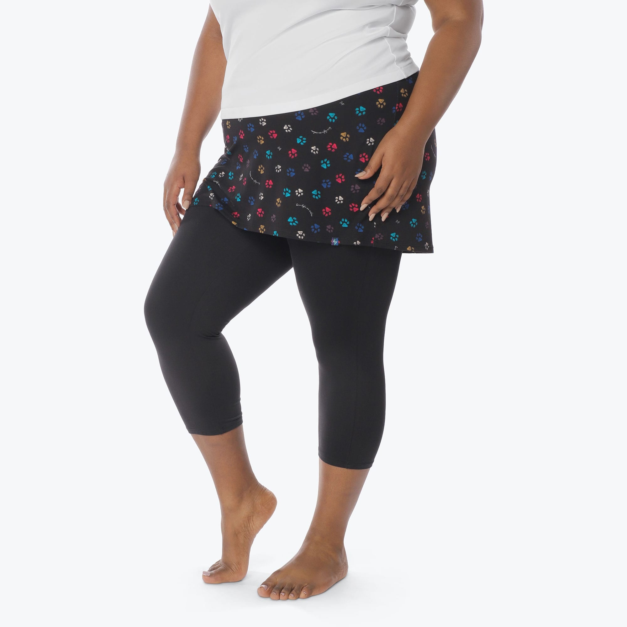 Hula Skirted Lugging - PAWS BLACK - Hula_Paws_Black_XL_03