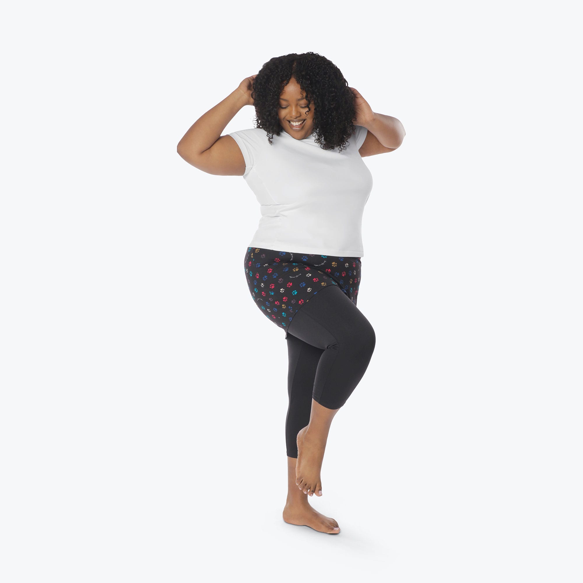 Hula Skirted Lugging - PAWS BLACK - Hula_Paws_Black_XL_04