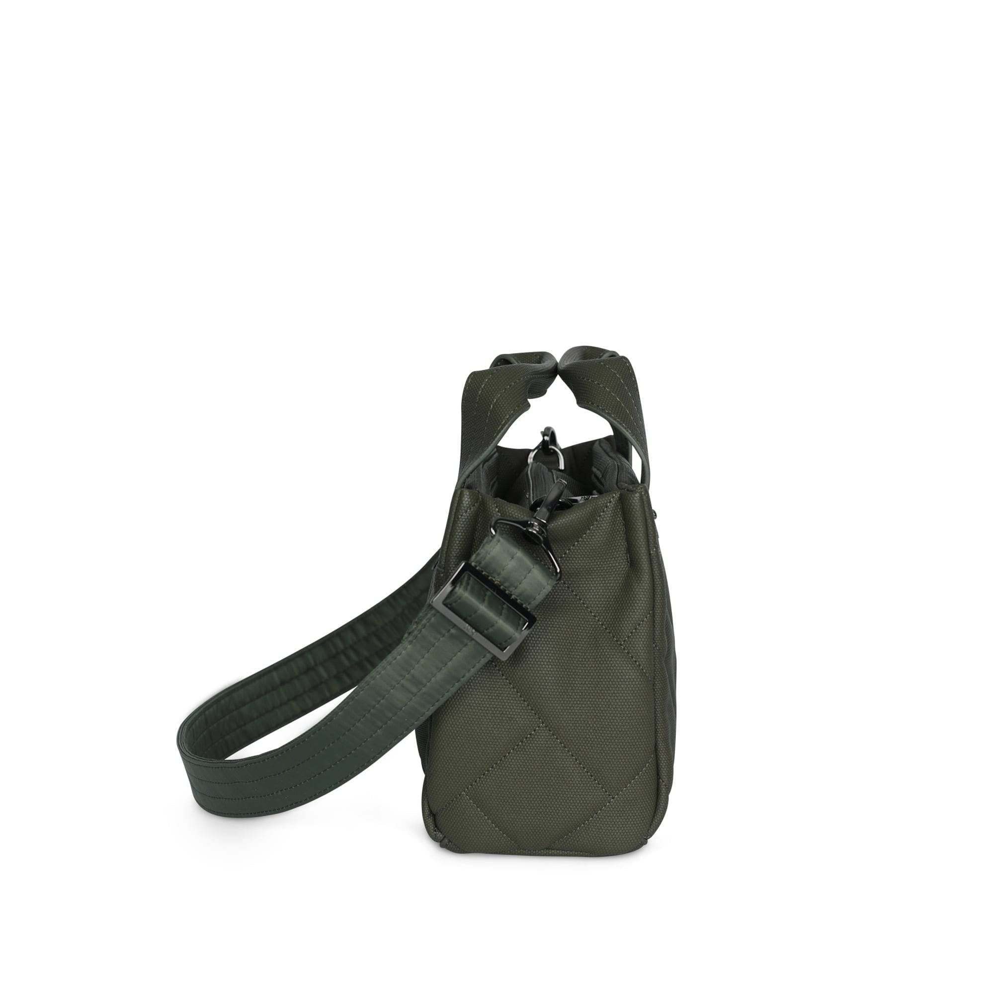 Jitterbug Matte Luxe VL Crossbody Bag - OLIVE GREEN - JitterbugMatteVL_OliveGreen_03