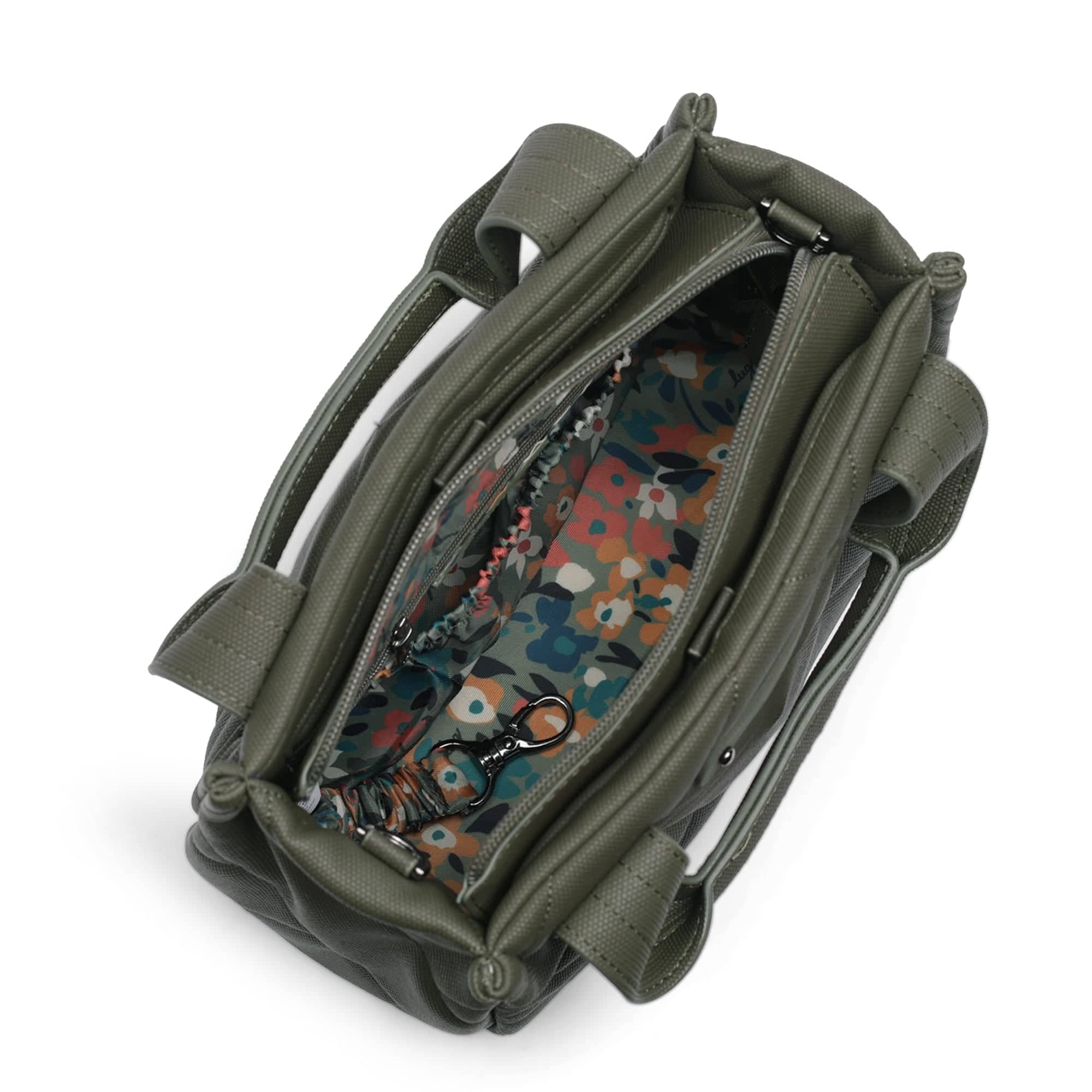 Jitterbug Matte Luxe VL Crossbody Bag - OLIVE GREEN - JitterbugMatteVL_OliveGreen_05