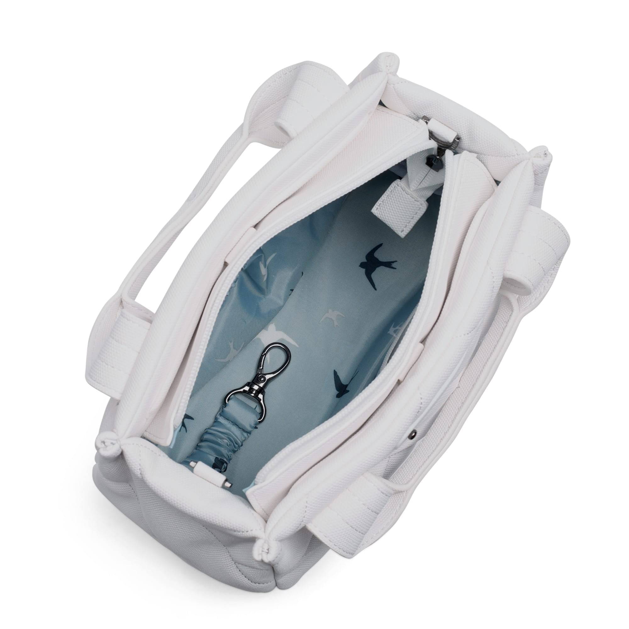 Jitterbug Matte Luxe VL Crossbody Bag - WHITE - JitterbugMatteVL_White_05