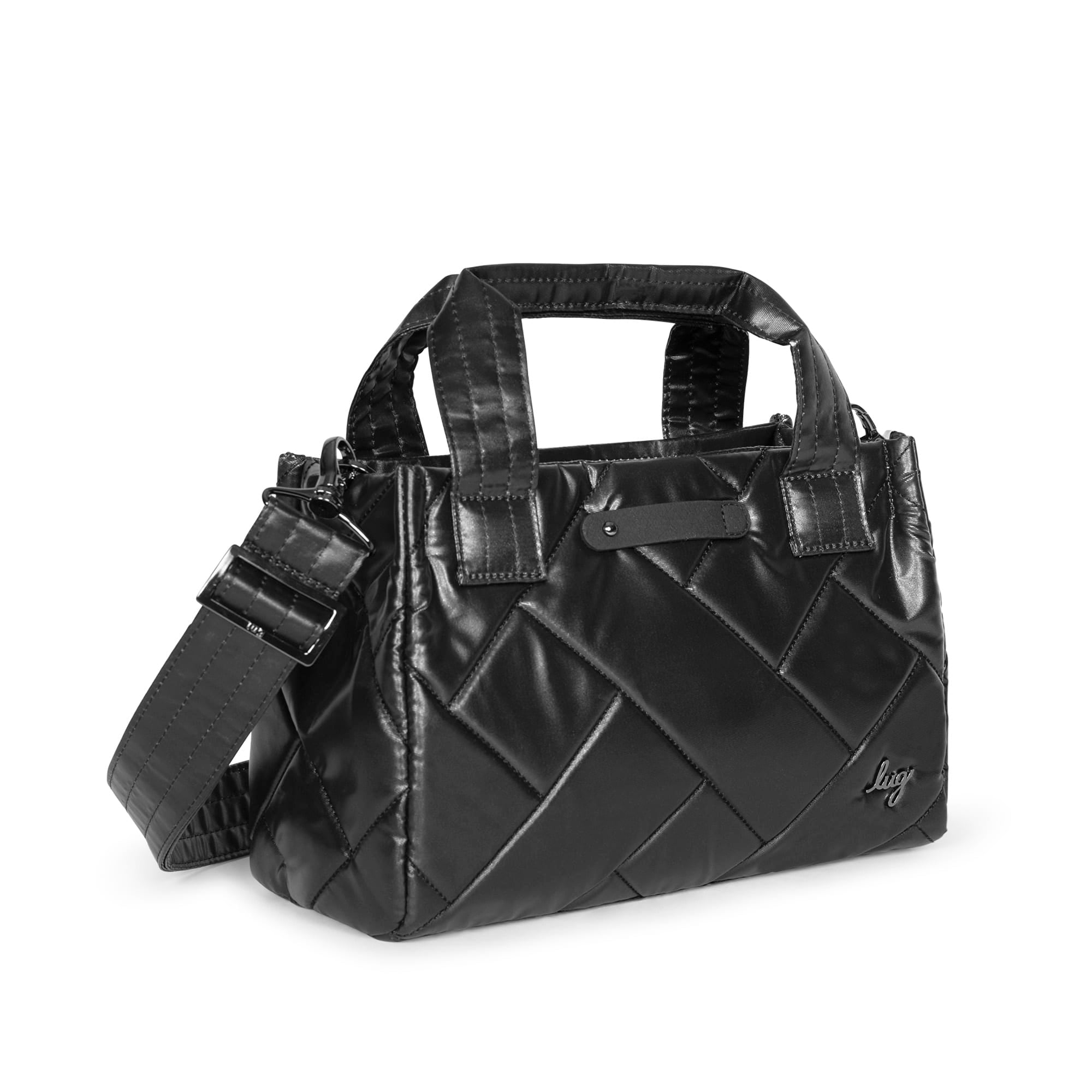 Jitterbug Crossbody Bag - METALLIC BLACK - Jitterbug_BlackMetallic_02