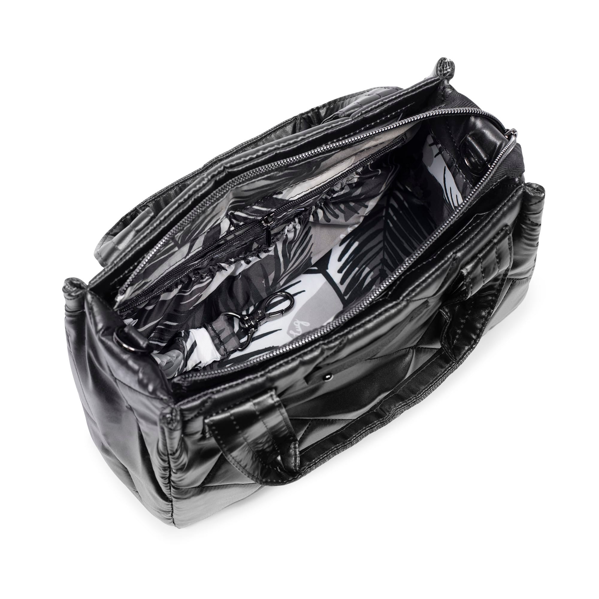 Jitterbug Crossbody Bag - METALLIC BLACK - Jitterbug_BlackMetallic_05