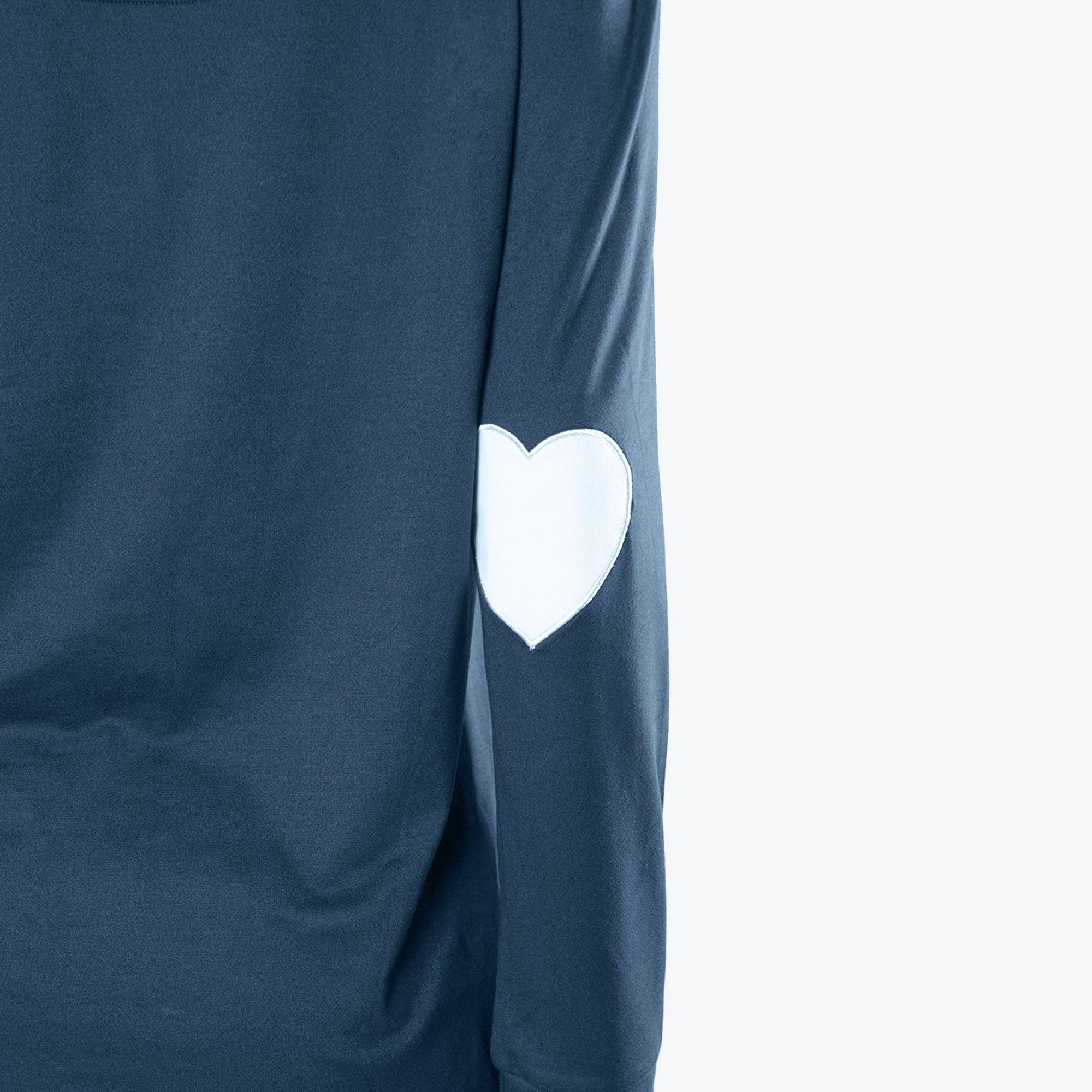 Jitterbug Long Sleeve Pajama Set - NAVY HEARTS - Jitterbug_NavyHearts_S_04