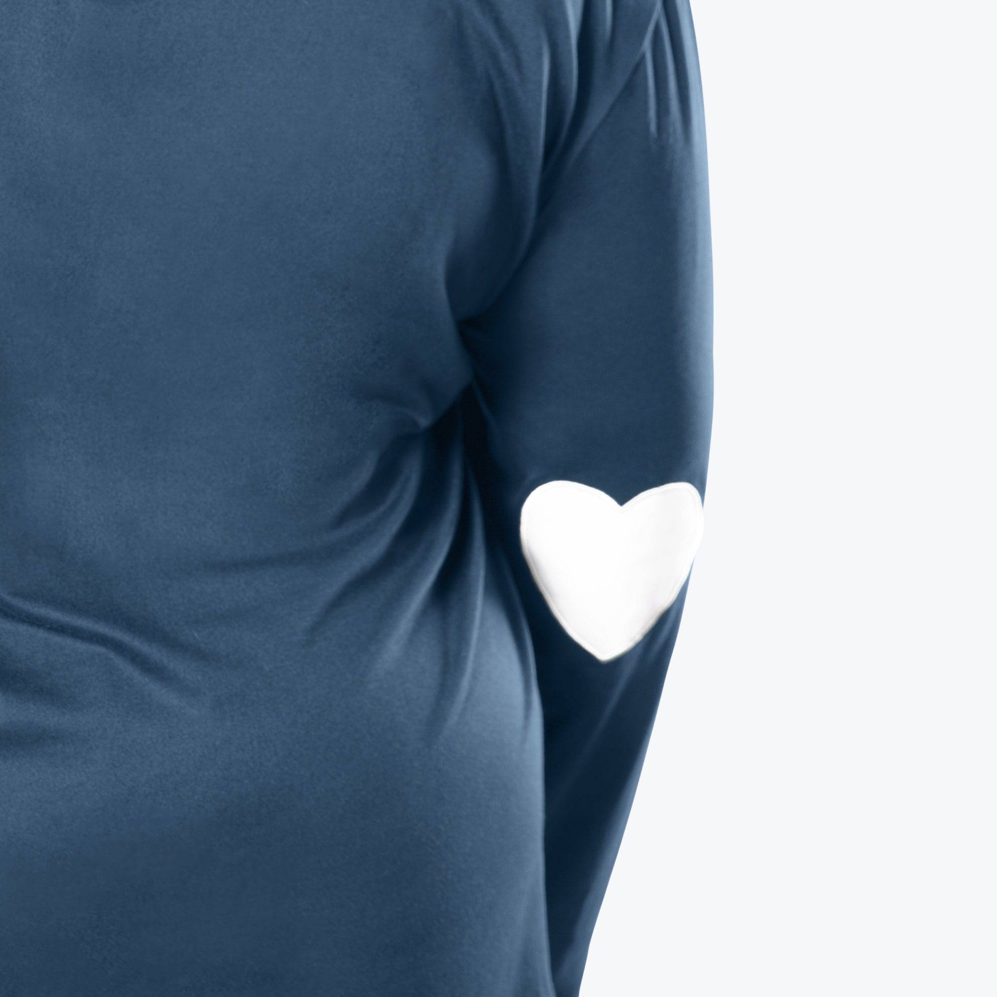 Jitterbug Long Sleeve Pajama Set - NAVY HEARTS - Jitterbug_NavyHearts_XL_04