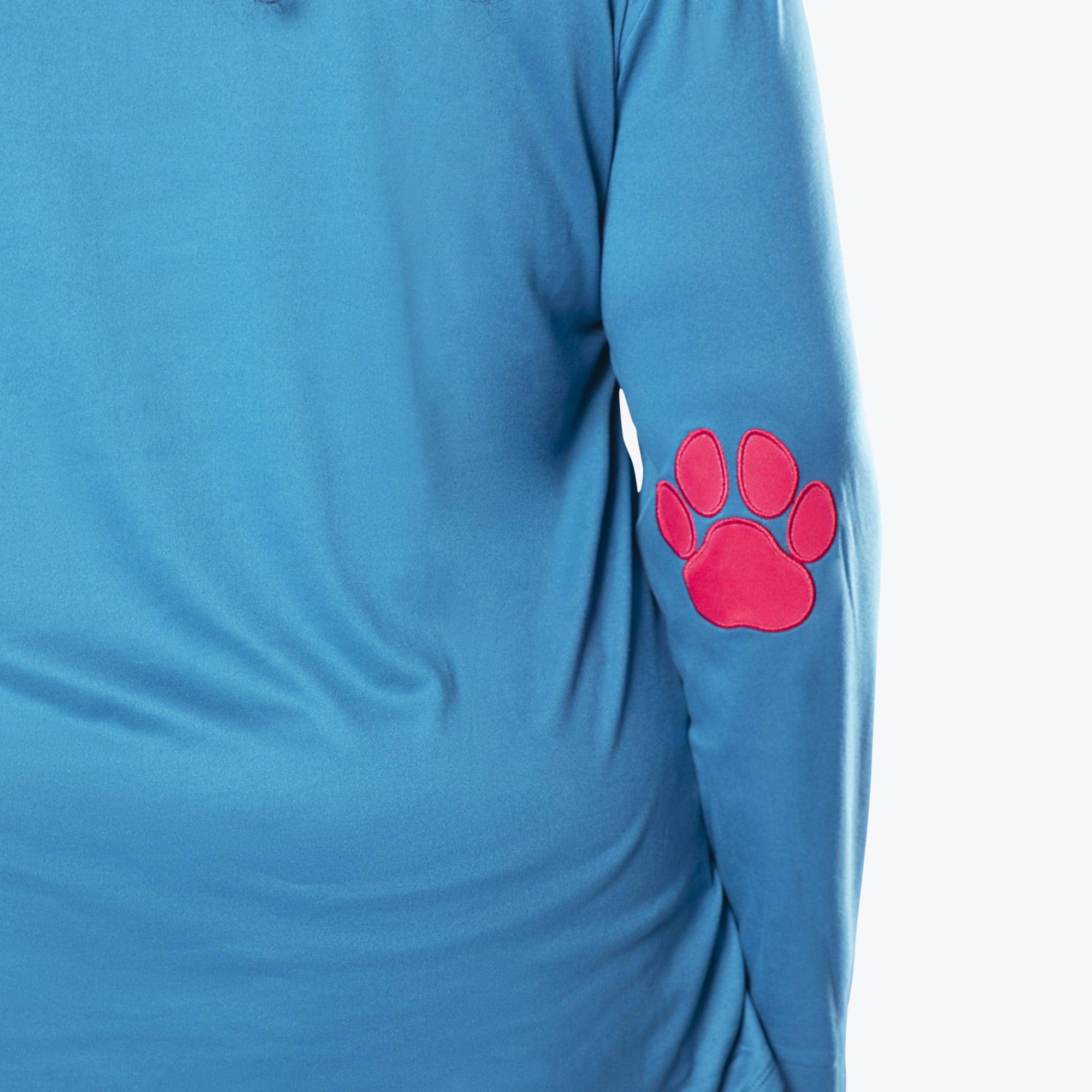 Jitterbug Long Sleeve Pajama Set - PAWS NAVY - Jitterbug_PawsNavy_XL_04