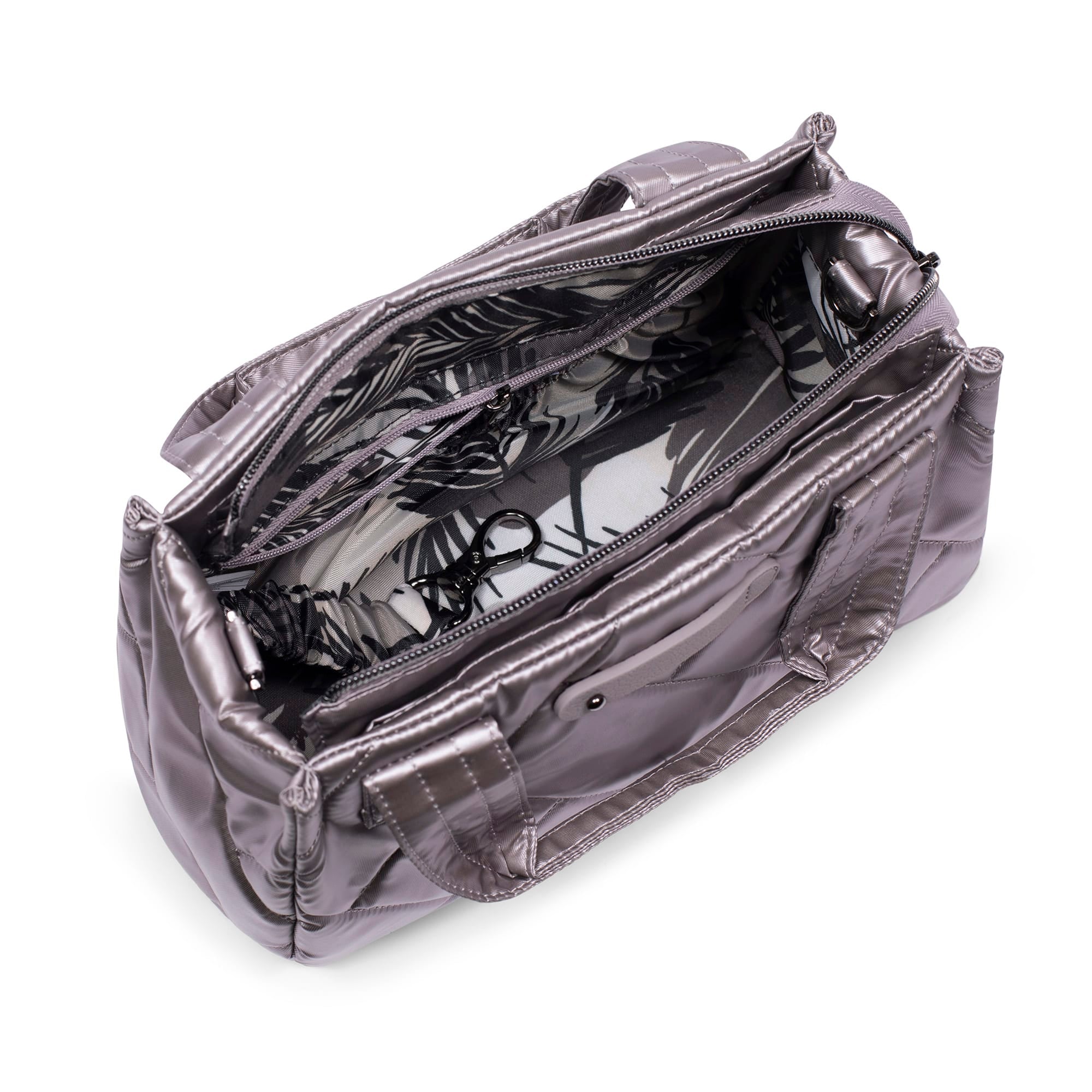 Jitterbug Crossbody Bag - METALLIC PEARL - Jitterbug_PearlMetallic_05