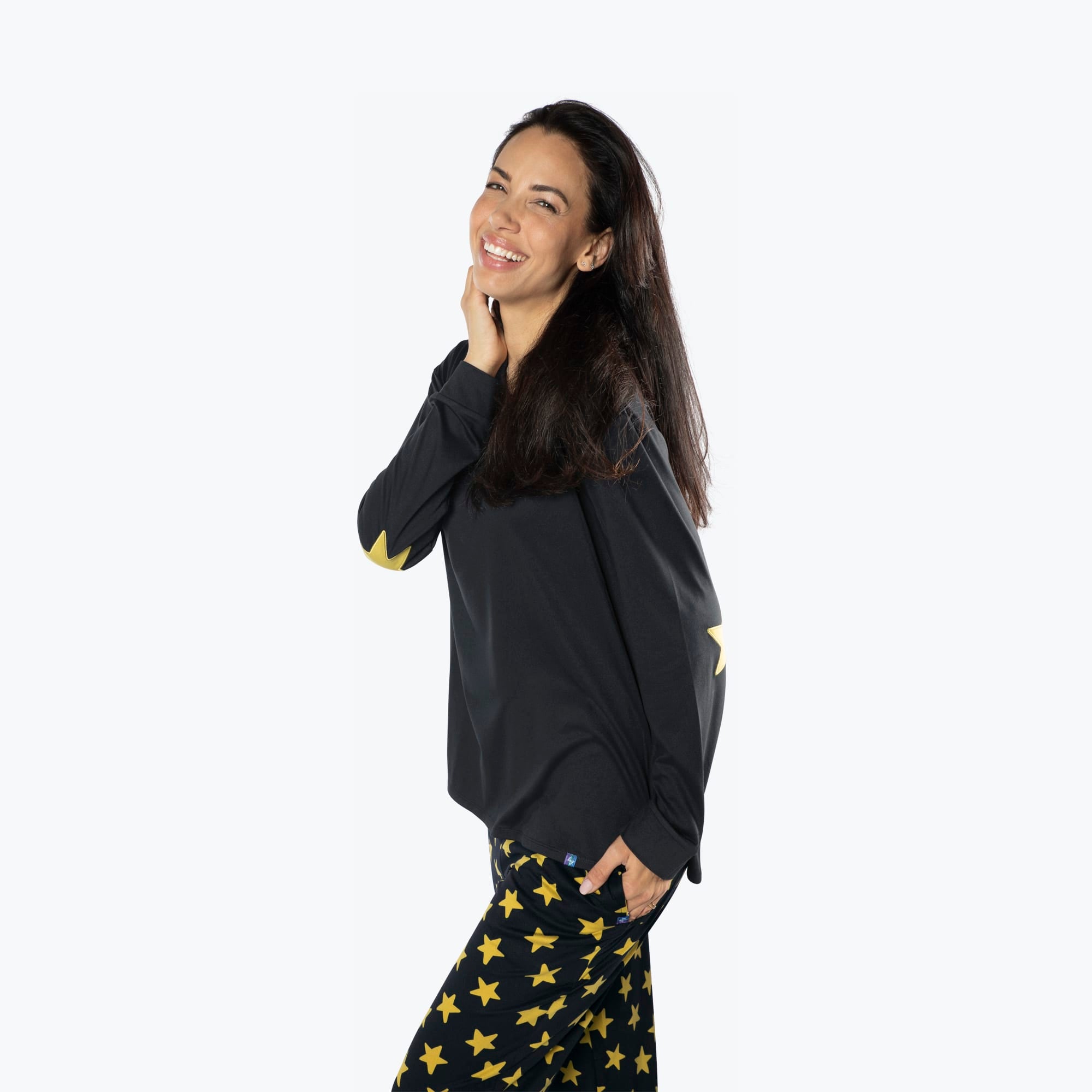 Jitterbug Long Sleeve Pajama Set - ROCKSTAR - Jitterbug_Rockstar_S_03