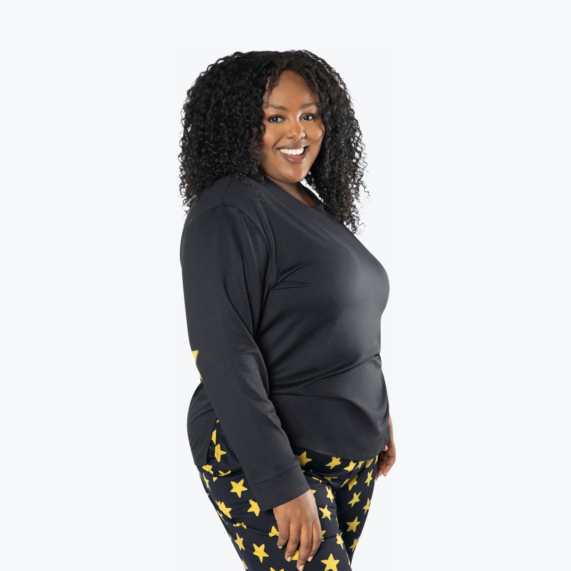 Jitterbug Long Sleeve Pajama Set - ROCKSTAR - Jitterbug_Rockstar_XL_03