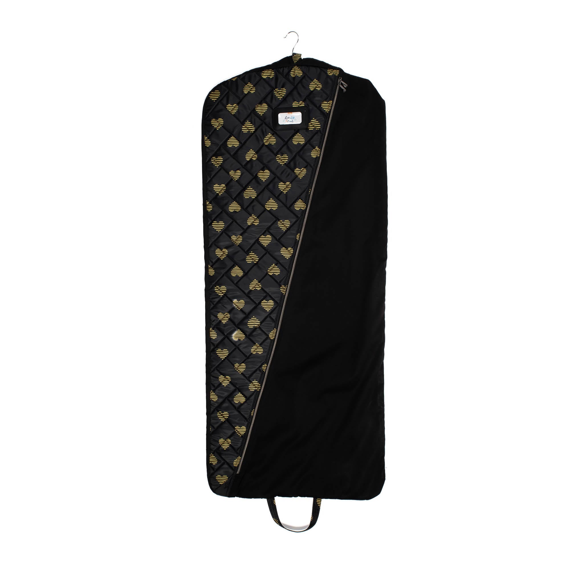 Jockey Hanging Garment Bag - HEARTS GOLD - Jockey_HeartsGold_02