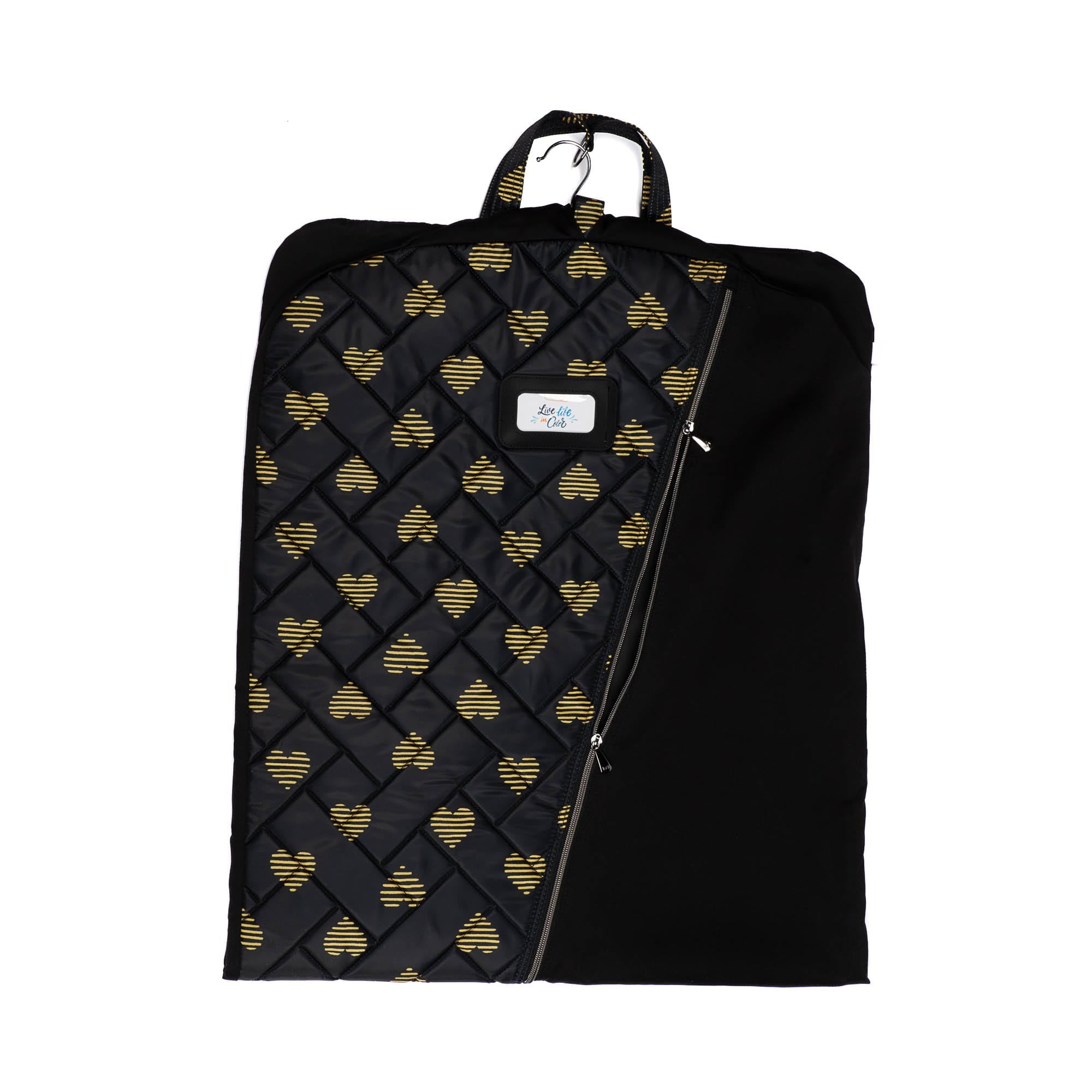 Jockey Hanging Garment Bag - HEARTS GOLD - Jockey_HeartsGold_04