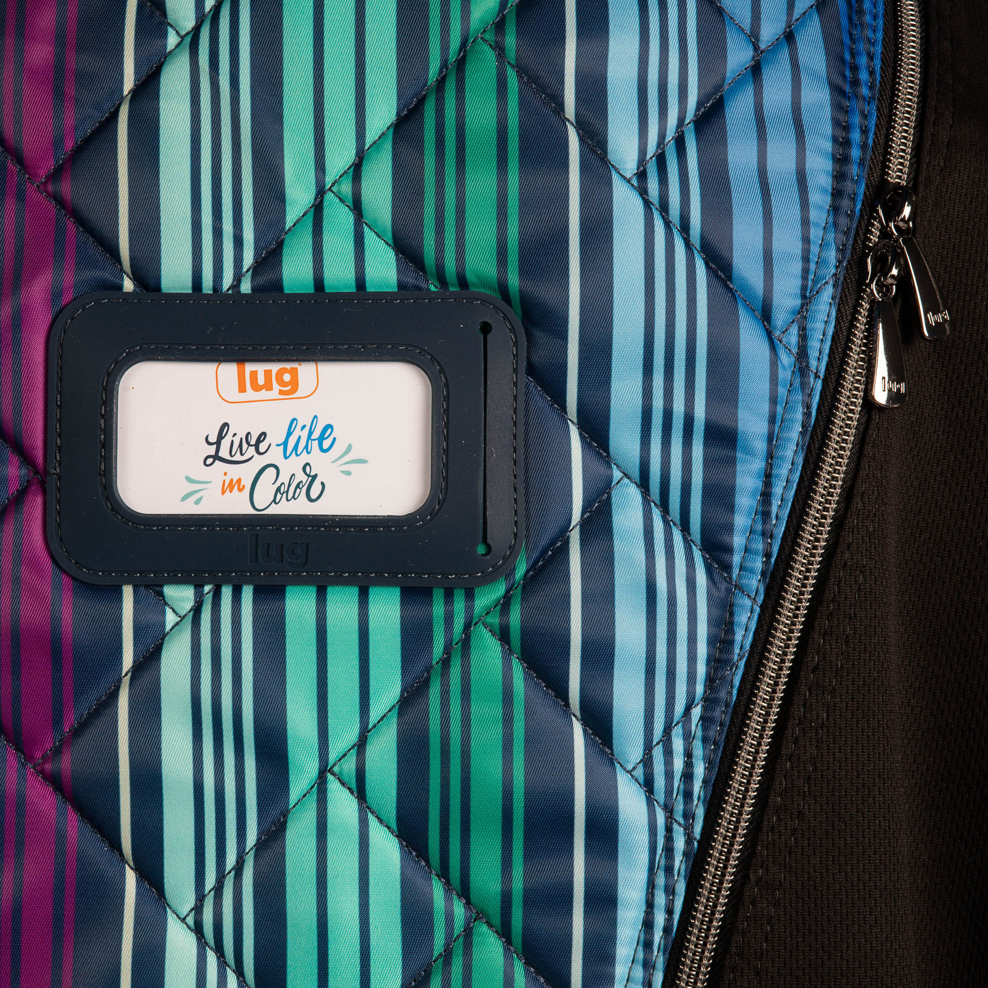 Jockey Hanging Garment Bag - LOVE STRIPE MULTI - Jockey_LoveStripeMulti_03