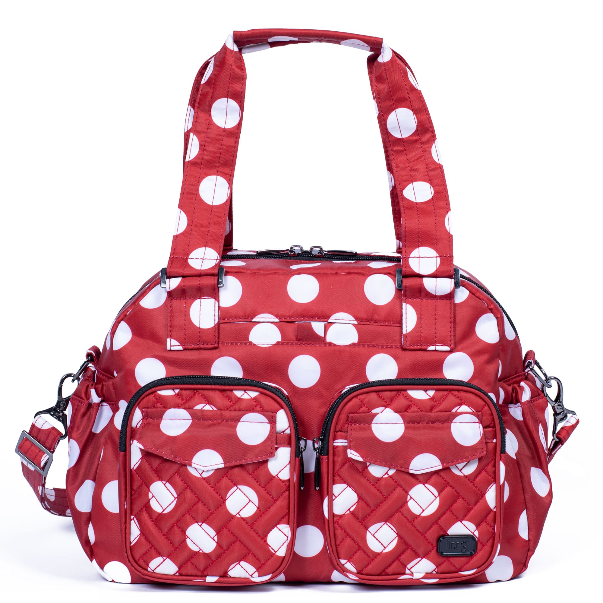 Jumper Carry-All Tote - CRIMSON LARGE DOT - JumperCarryall_CrimsonLargeDot_01