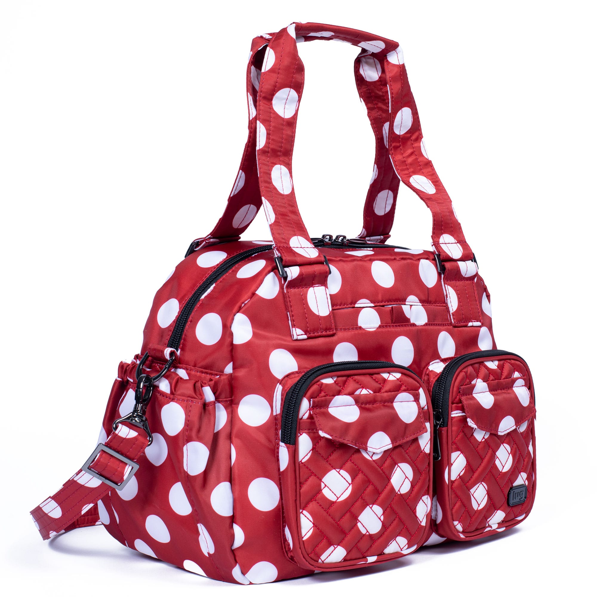 Jumper Carry-All Tote - CRIMSON LARGE DOT - JumperCarryall_CrimsonLargeDot_02
