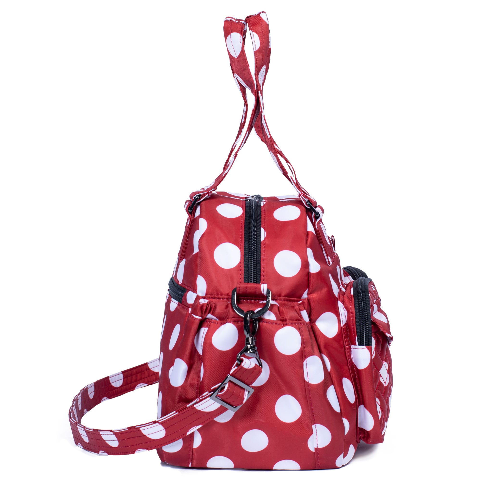 Jumper Carry-All Tote - CRIMSON LARGE DOT - JumperCarryall_CrimsonLargeDot_03
