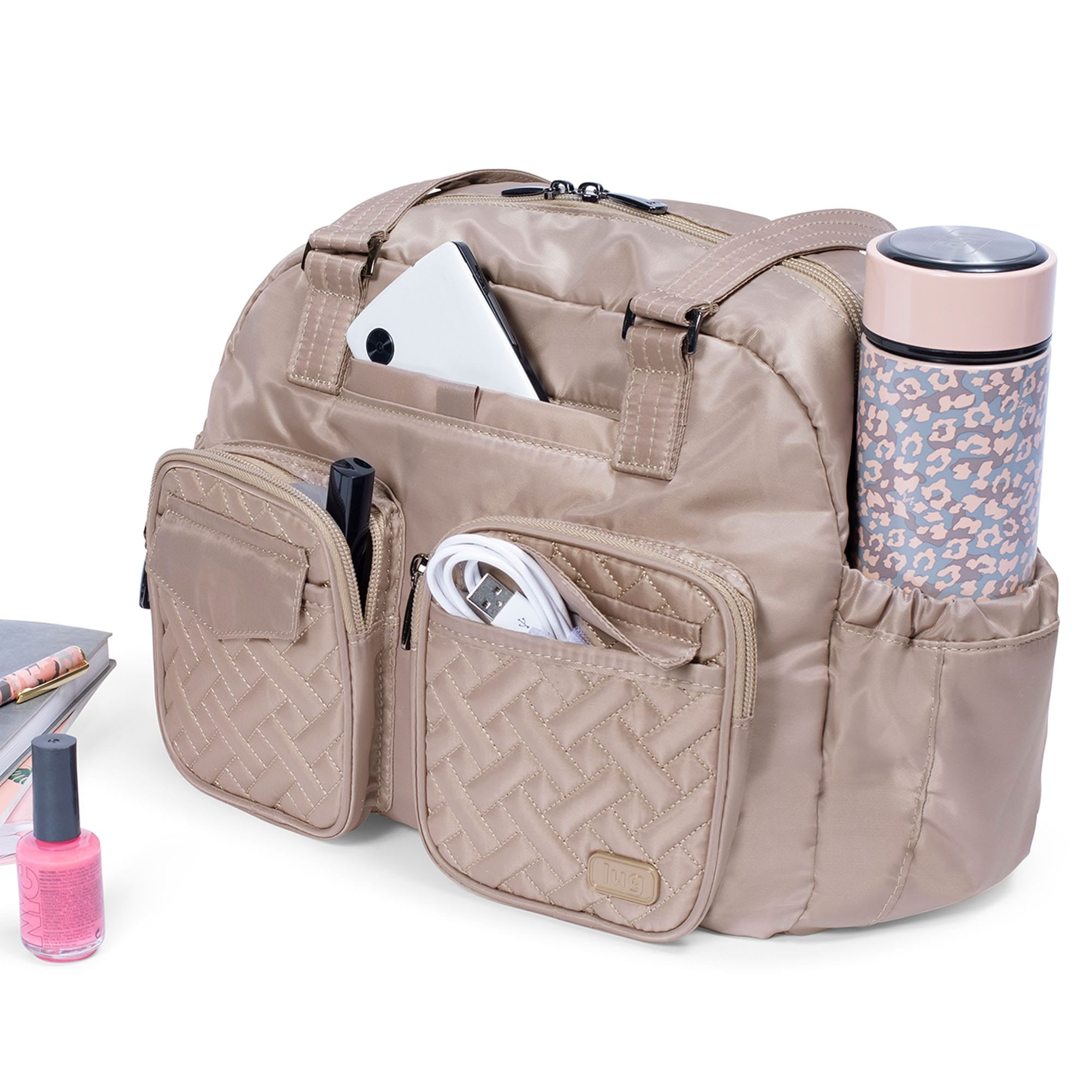 Jumper Carry-All Tote - SAND TAUPE - JumperTote_Lifestyle_03