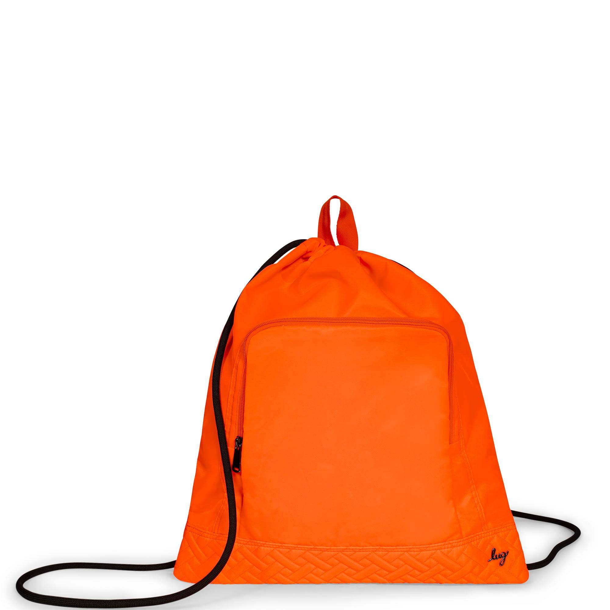 Jumping Jack Drawstring Backpack - CORAL - JumpingJack_Coral_01